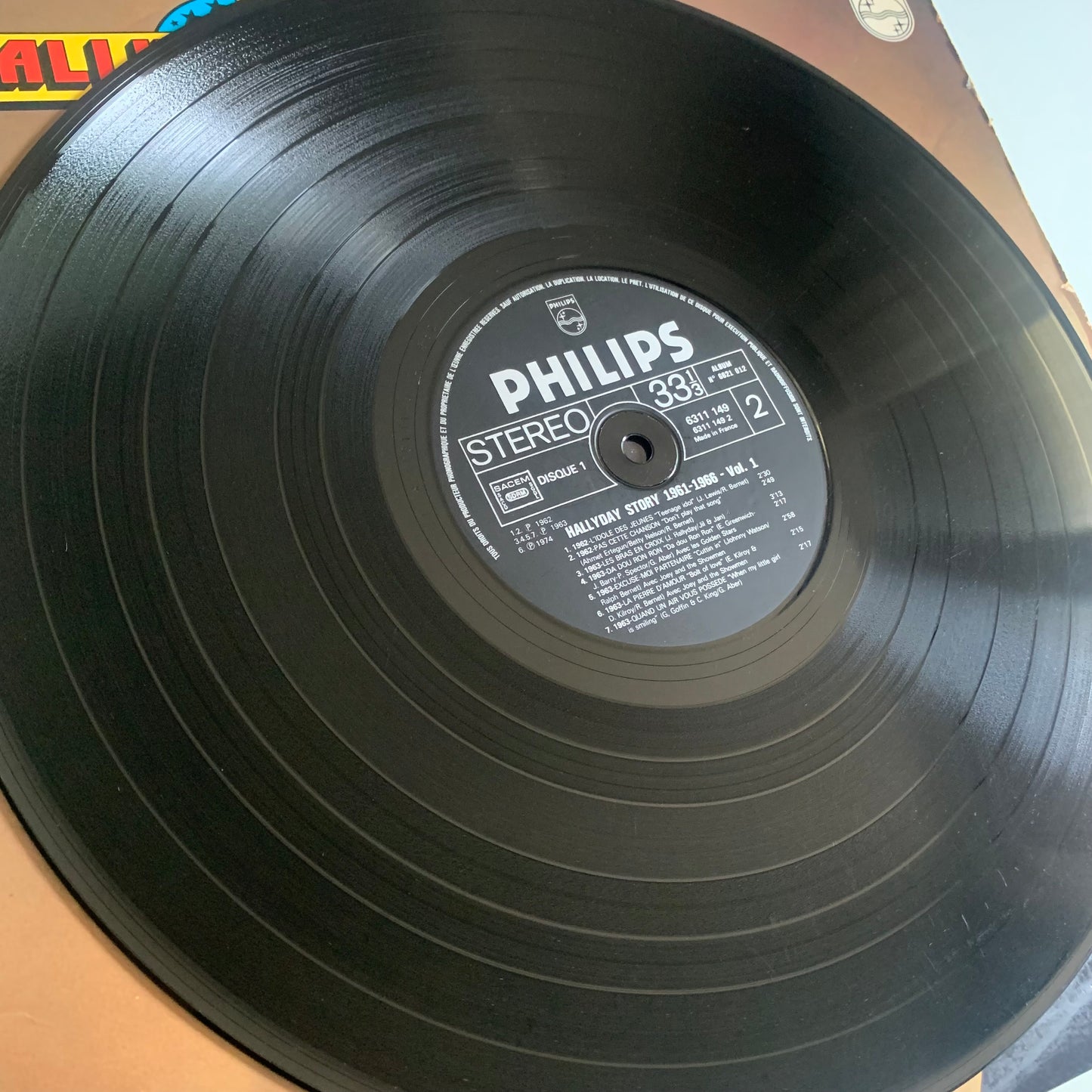 Johnny Hallyday - 1961-1966 - Double LP 1975 Occasion