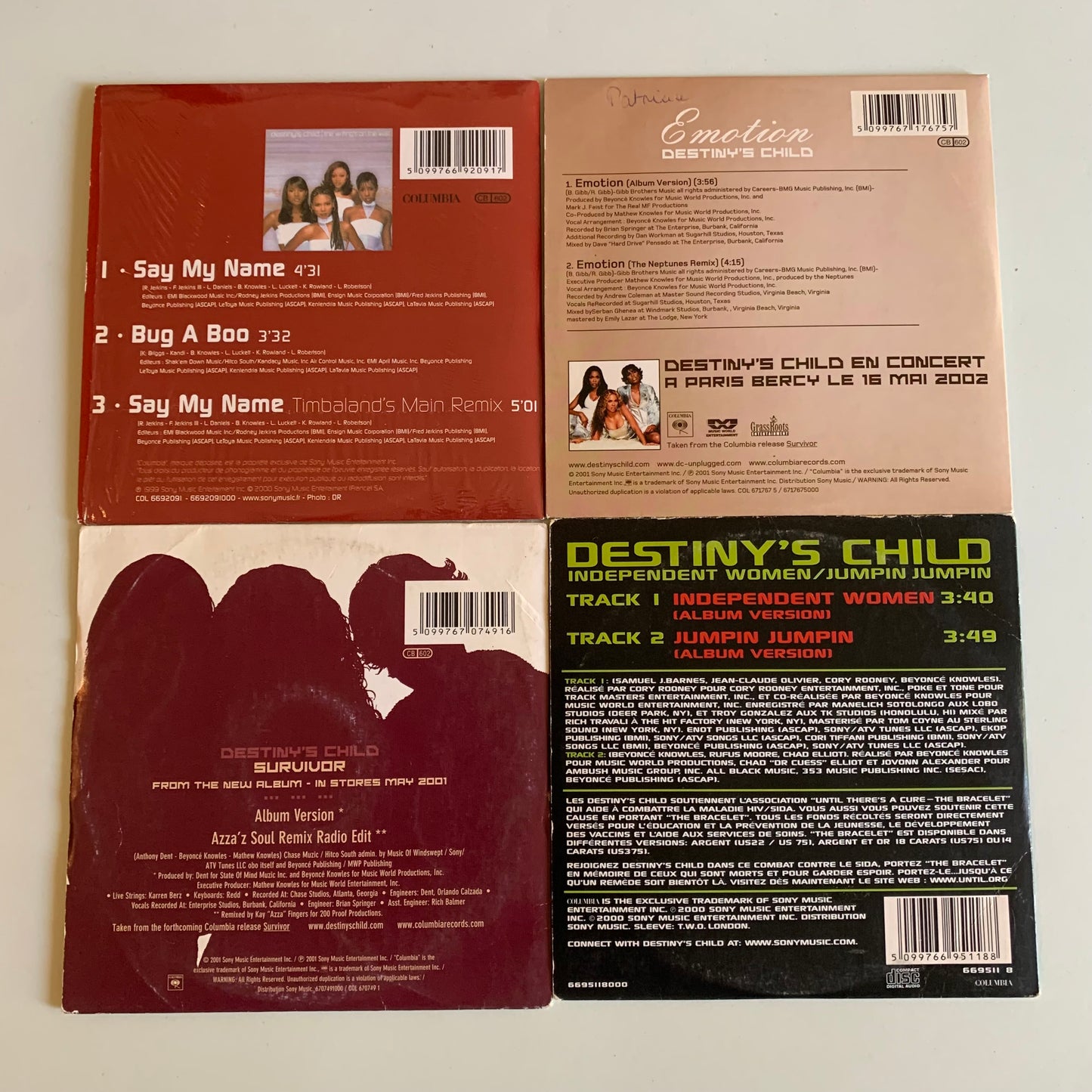 Lot CD - Destiny’s Child - Single Occasion