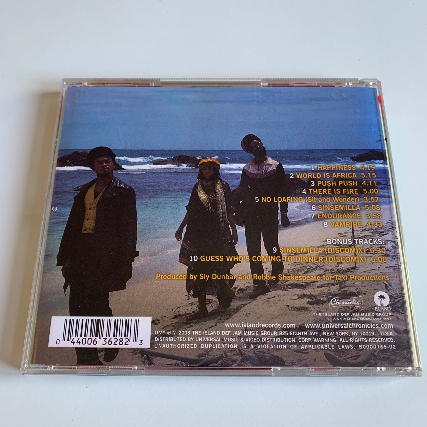 Black Uhuru - Sinsemilla 2003 Occasion
