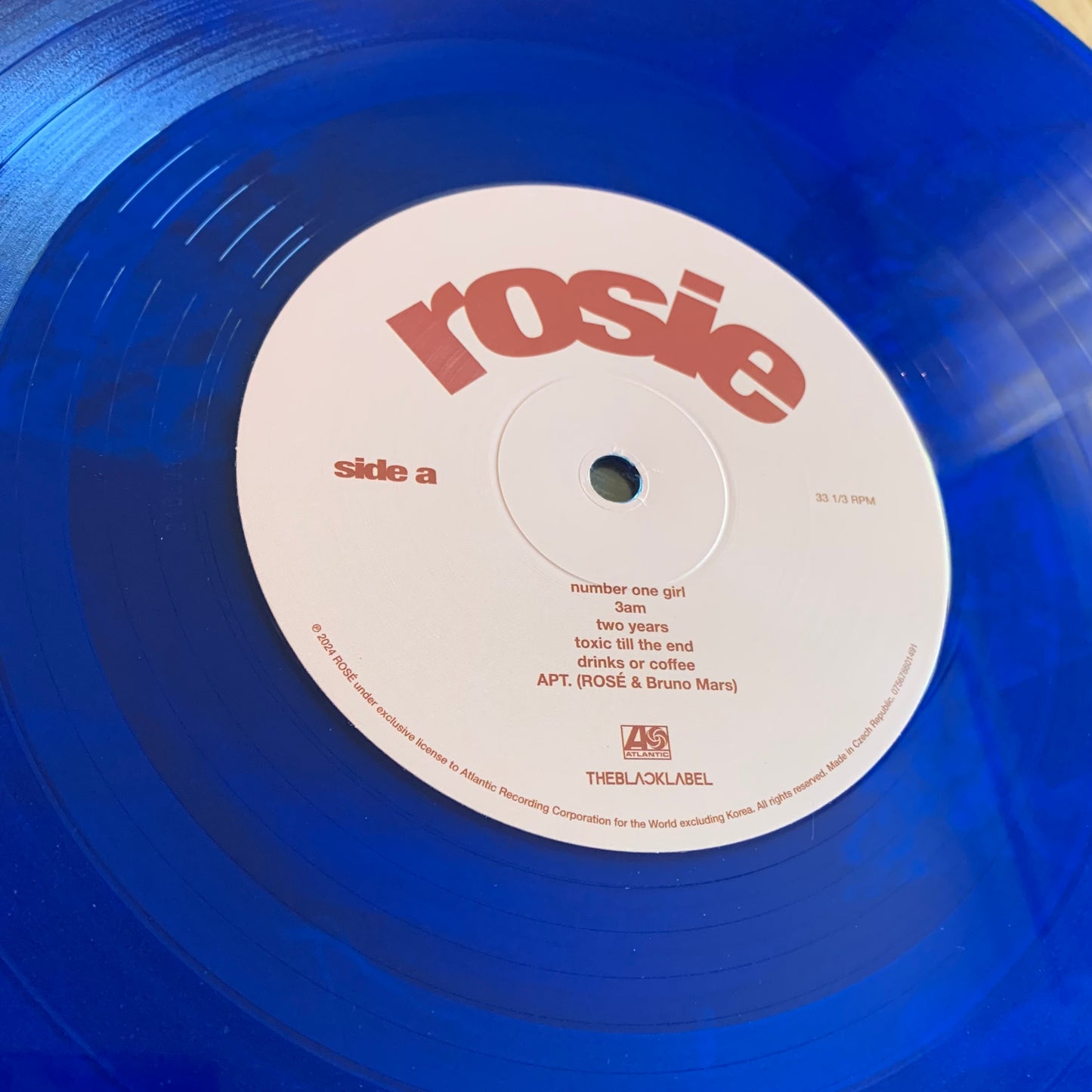 Rosé - Rosie - Limited Édition Blue - LP 2024 Occasion