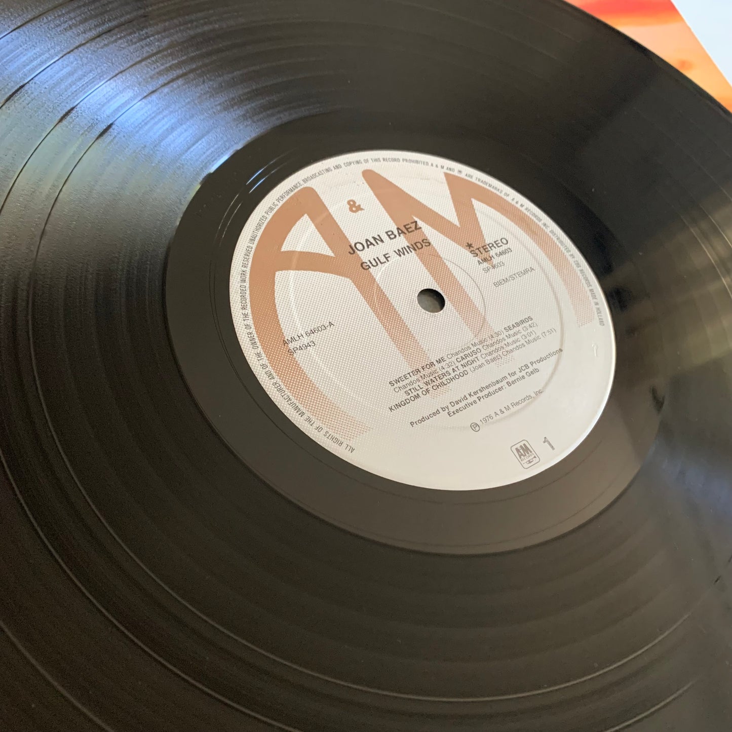 Joan Baez - Gulf Winds - LP 1982 Occasion