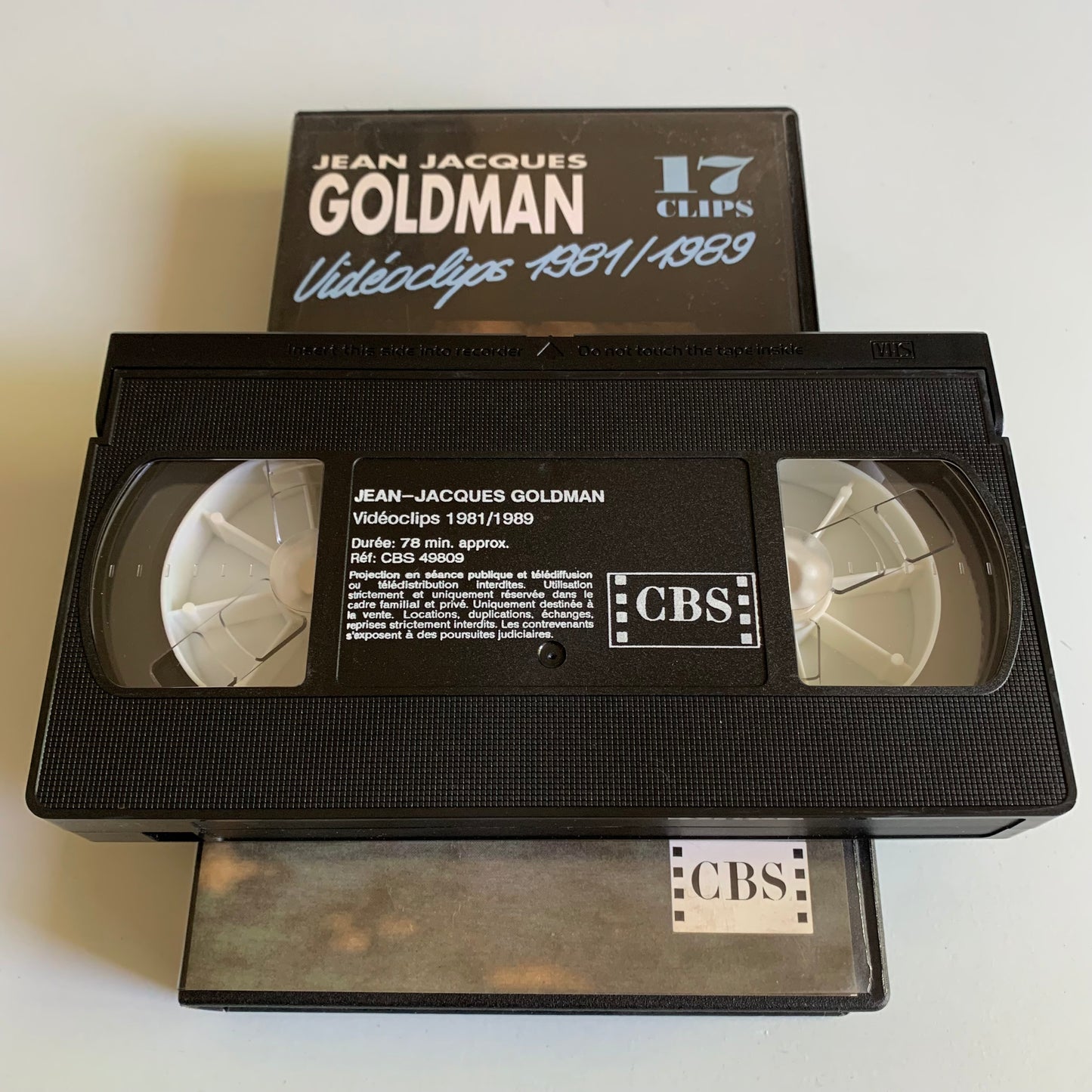 Jean-Jacques Goldman - Videoclips 1981/1989 - VHS 1989 Occasion