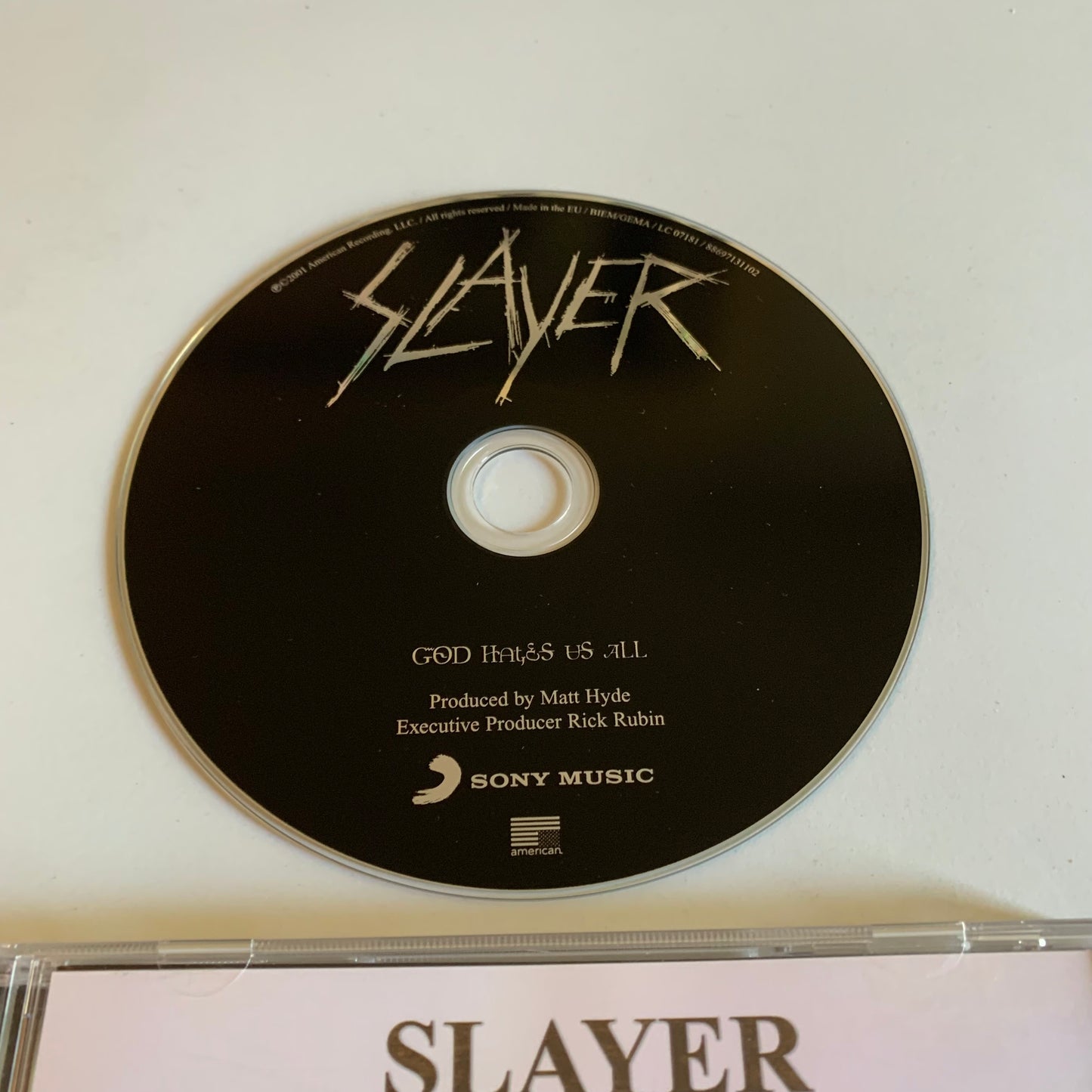 CD - Slayer - God Hates Us All - 2009 Occasion