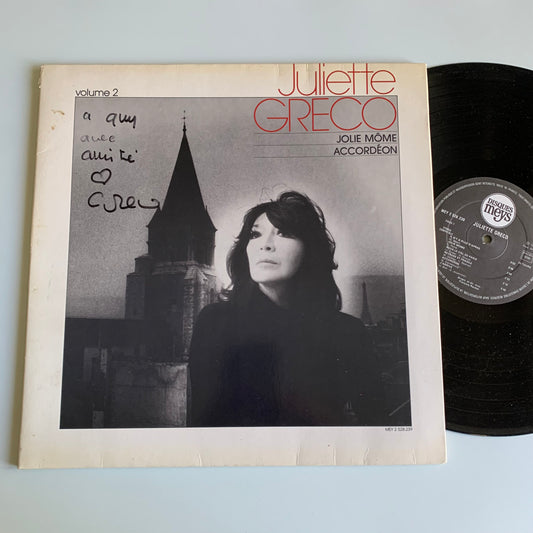 Juliette Gréco - Volume 2 - Dédicacé - 33 tours 1982 Occasion