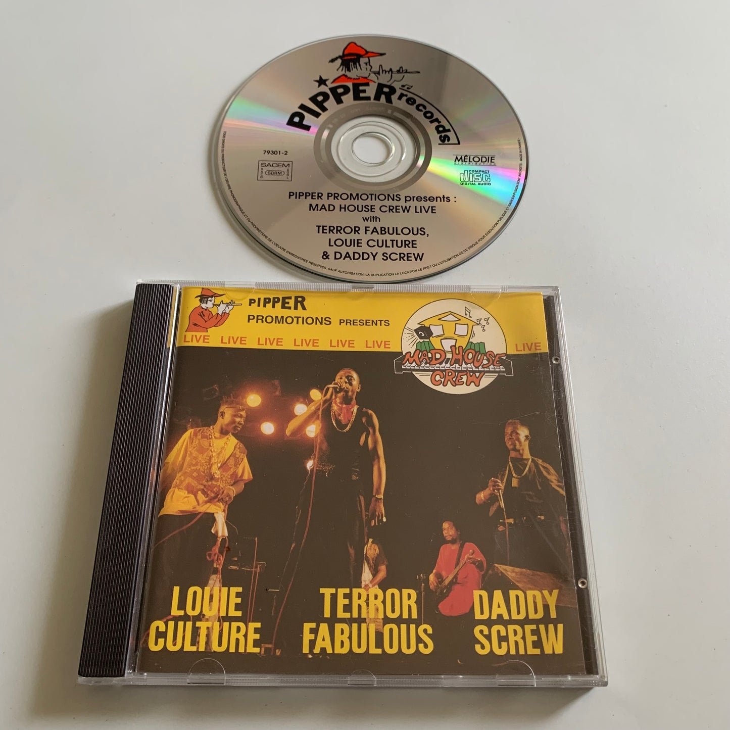CD - Terror Fabulous - Pipper Promotions Presents Mad House Crew Live - Occasion