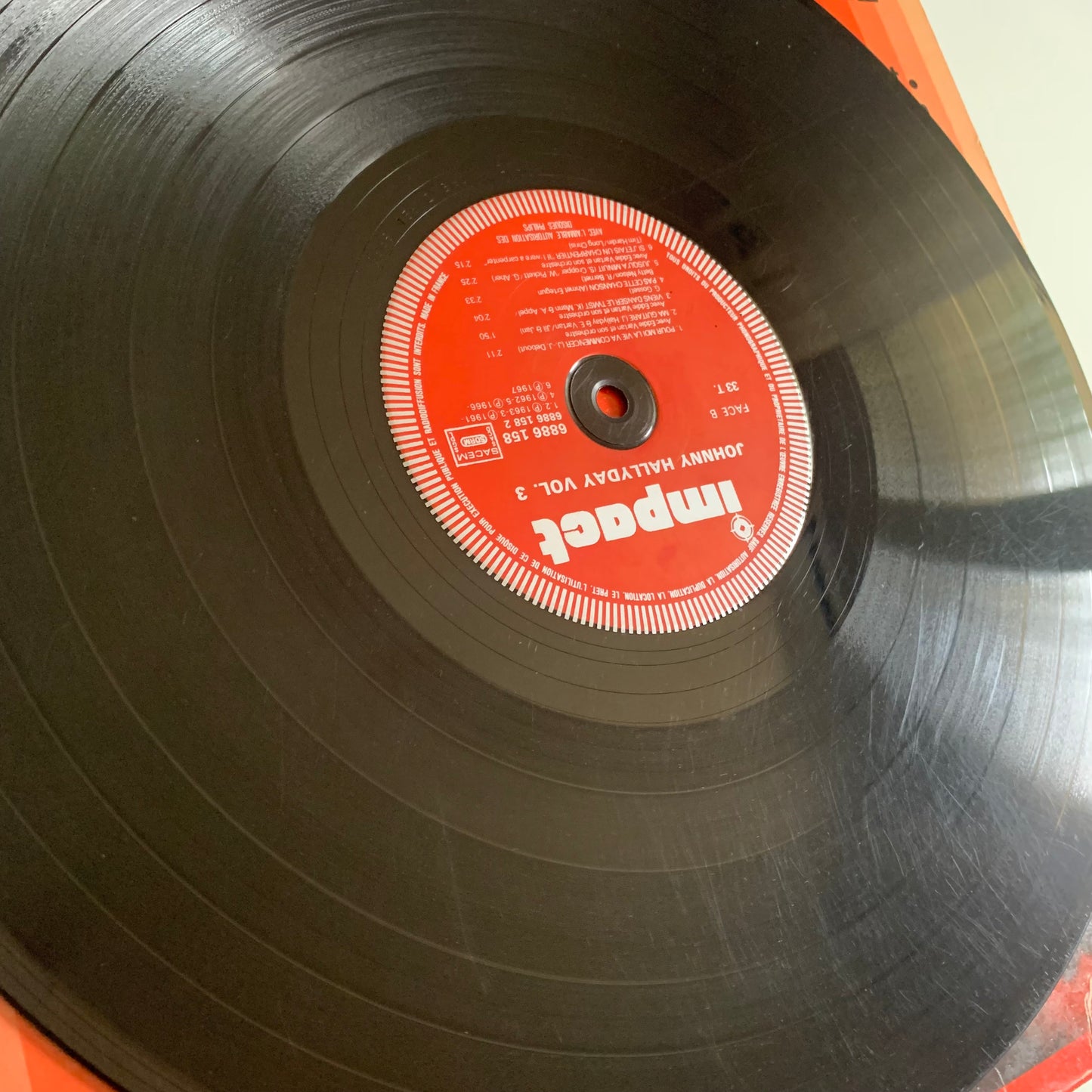 Johnny Hallyday - Volume 3 - LP 1977 Occasion