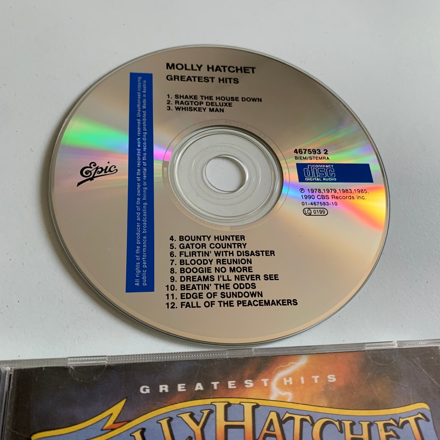 CD - Molly Hatchet - Greatest Hits - 1990 Occasion
