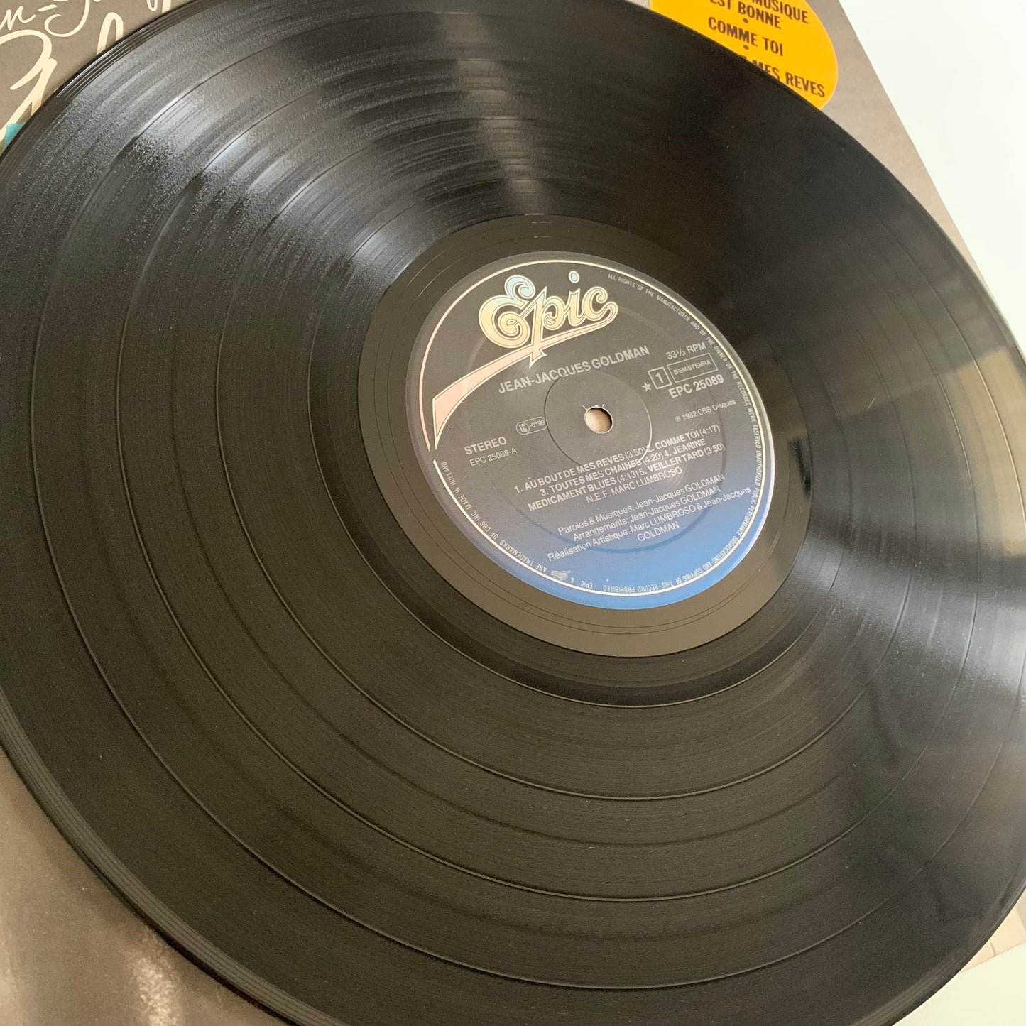 Jean Jacques Goldman - LP 1982 Occasion
