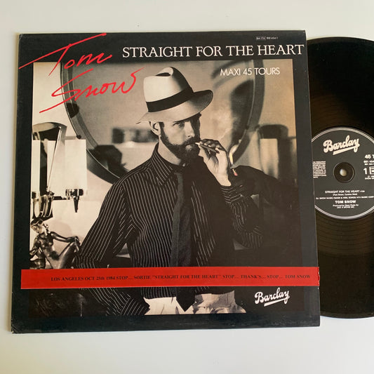 Tom Snow - Straight For The Heart - Maxi 45t. 1984 Occasion