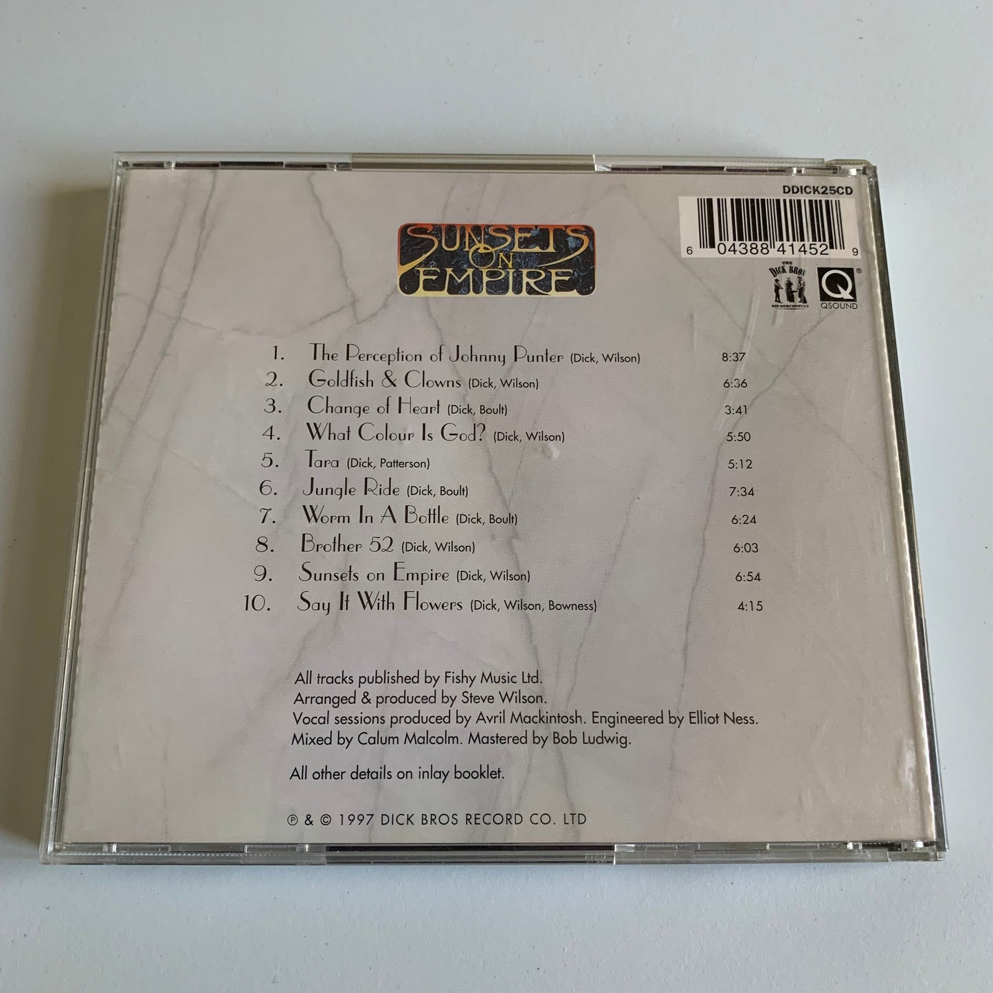 Fish - Sunsets On Empire 1997 Occasion