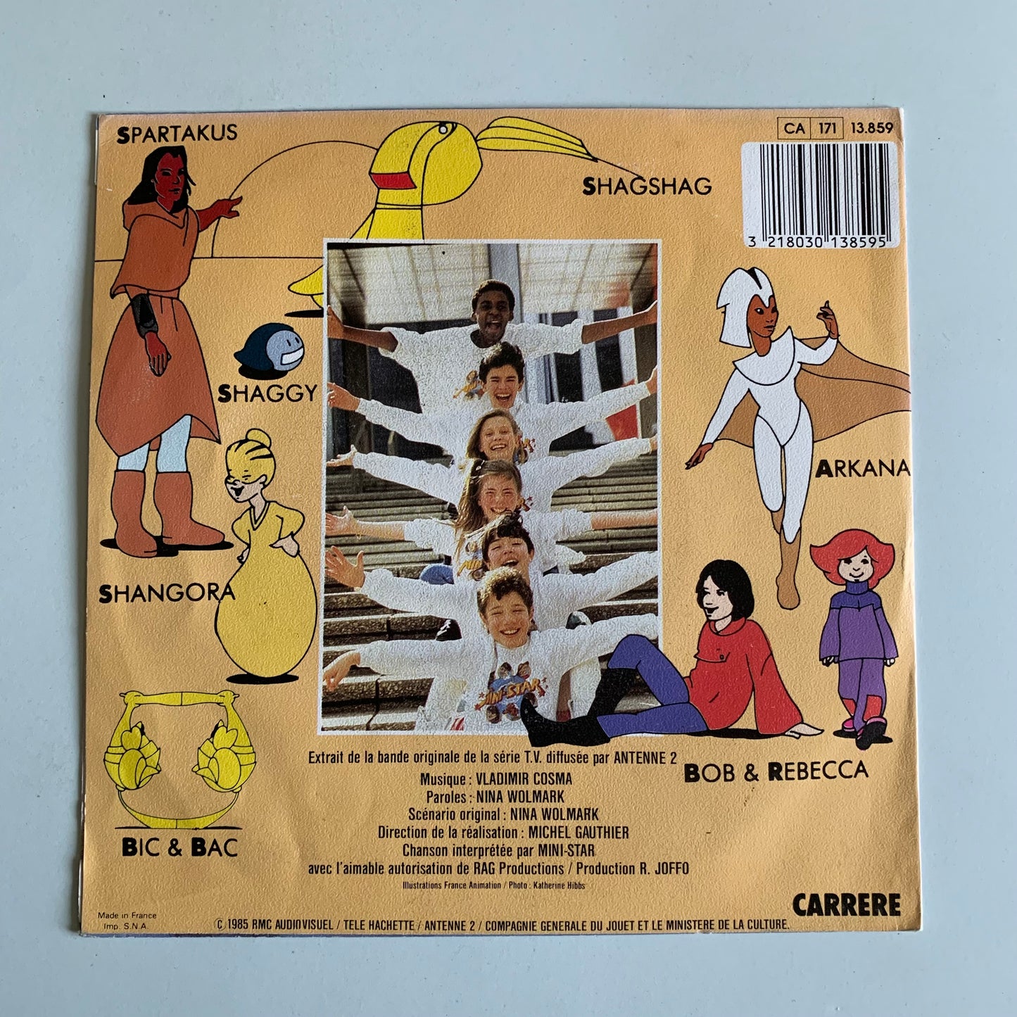 Mini-Star - Les Mondes Engloutis - Single 1985
