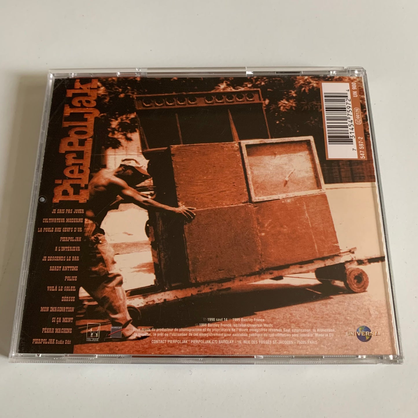 CD - Pierpoljak - Kingstone Karma - 1998 Occasion