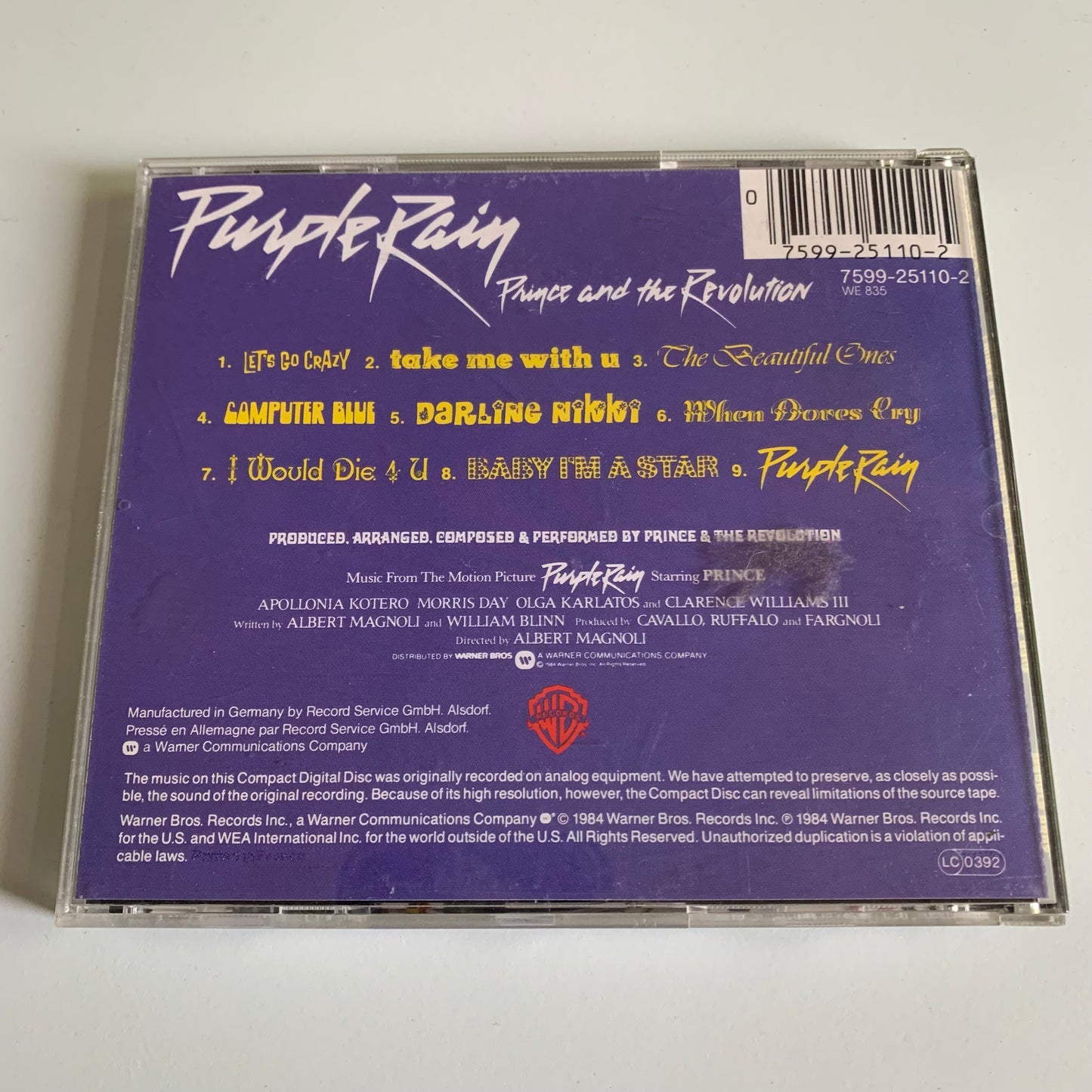 Prince And The Revolution - Purple Rain - Occasion