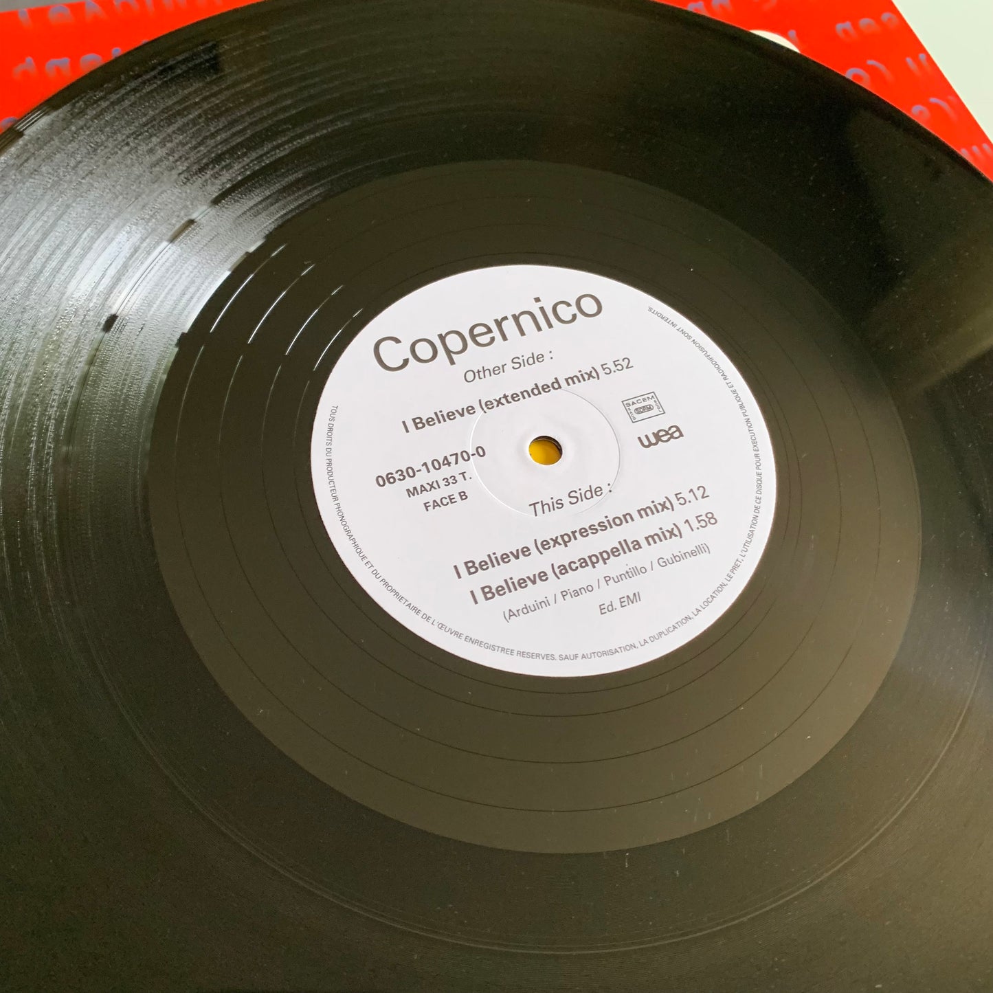 Copernico - I Believe - 1995 Occasion