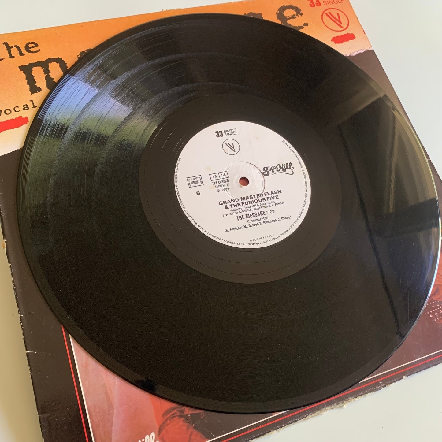 Grandmaster Flash & The Furious Five - The Message - Single 1982 Occasion