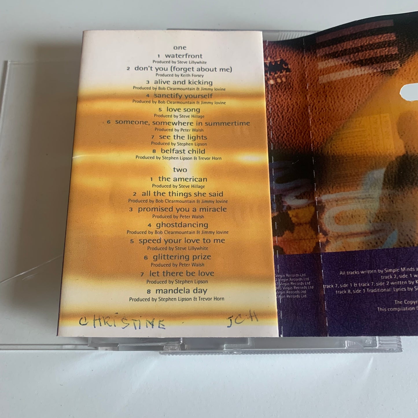 Simple Minds - Glittering Prize 81/92 - 1992 Occasion