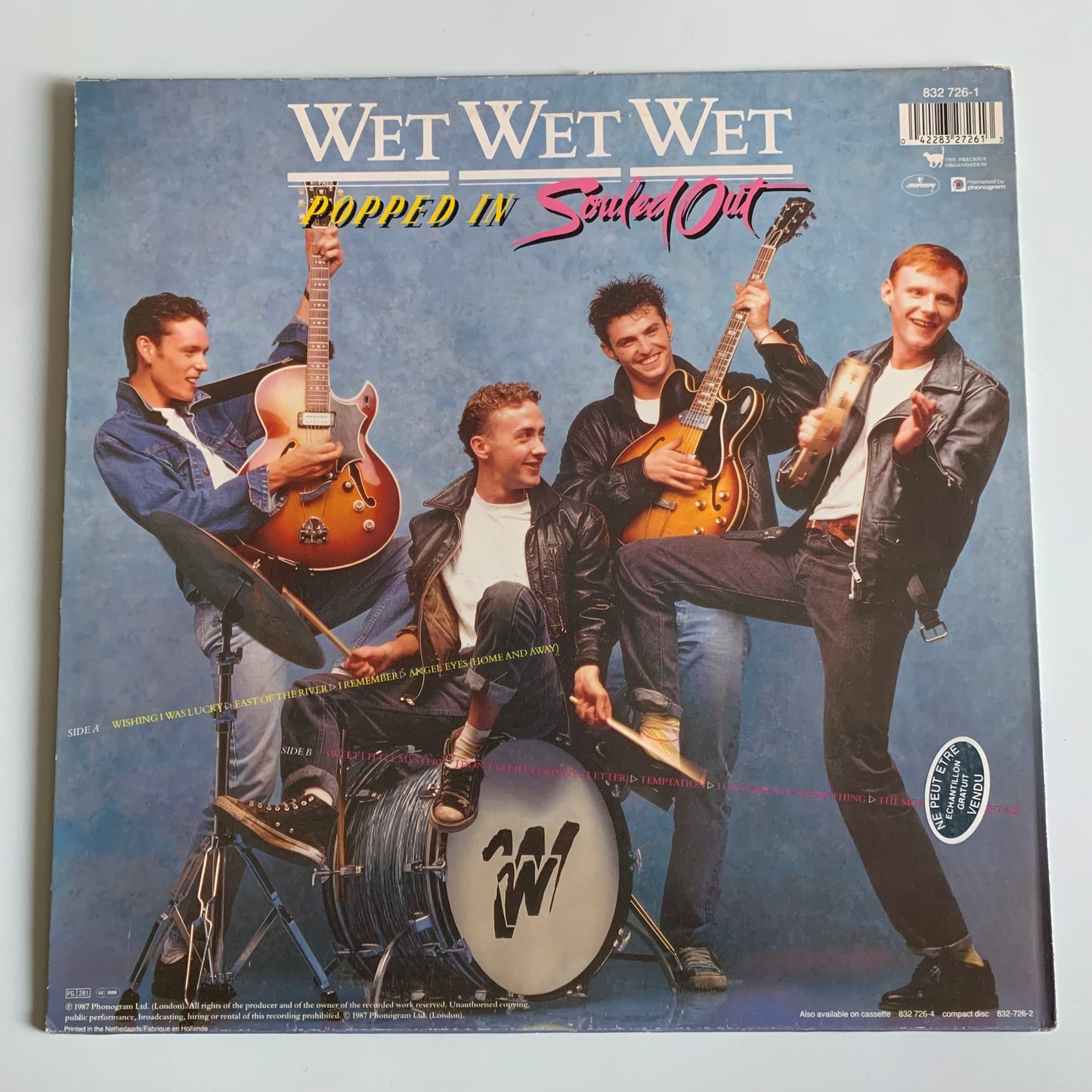 Wet Wet Wet - Popped In Souled Out - LP 1987 Occasion