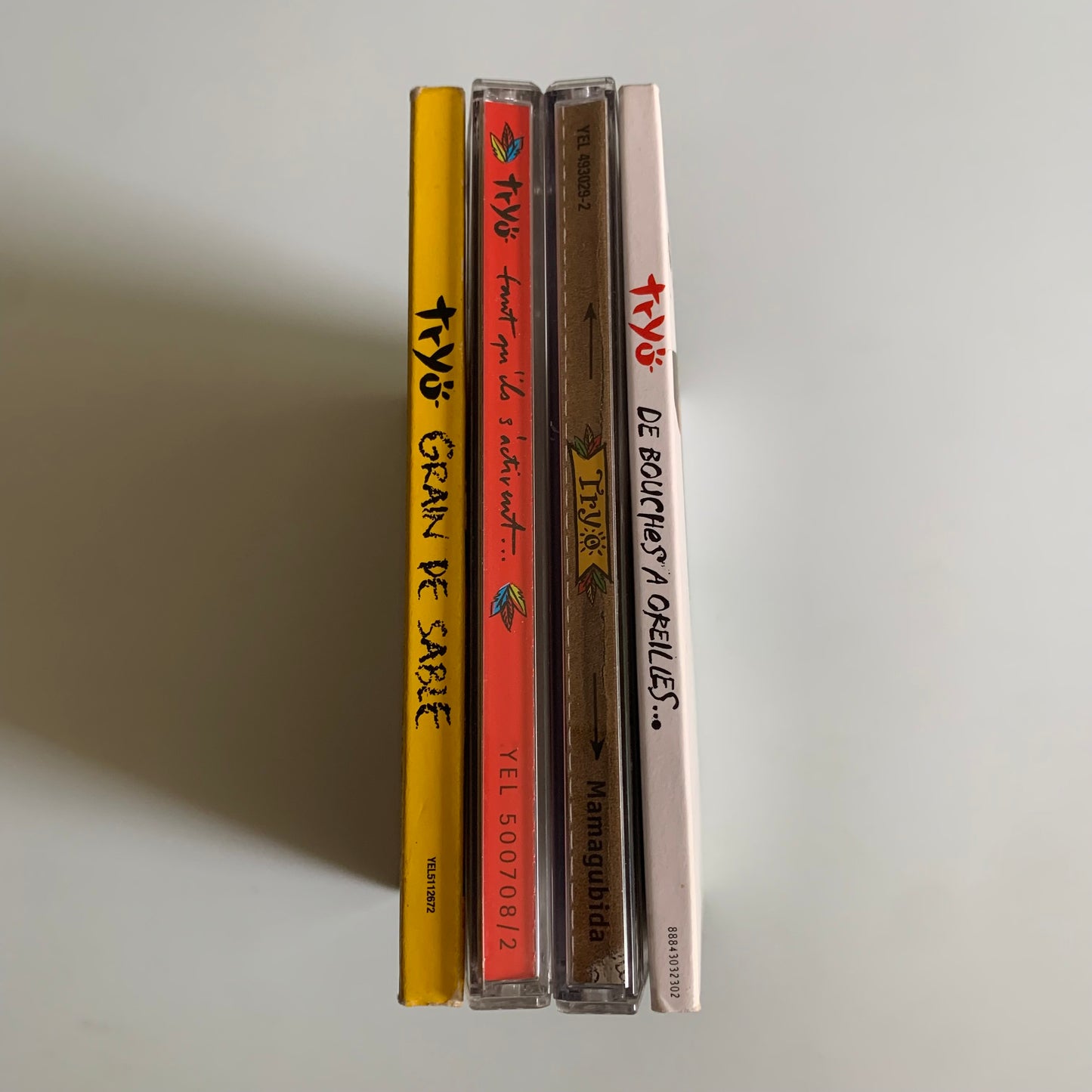 Lot 4 albums Tryo - Grain De Sable - Faut Qu'ils S'Activent - Mamagubida - De Bouches A Oreilles