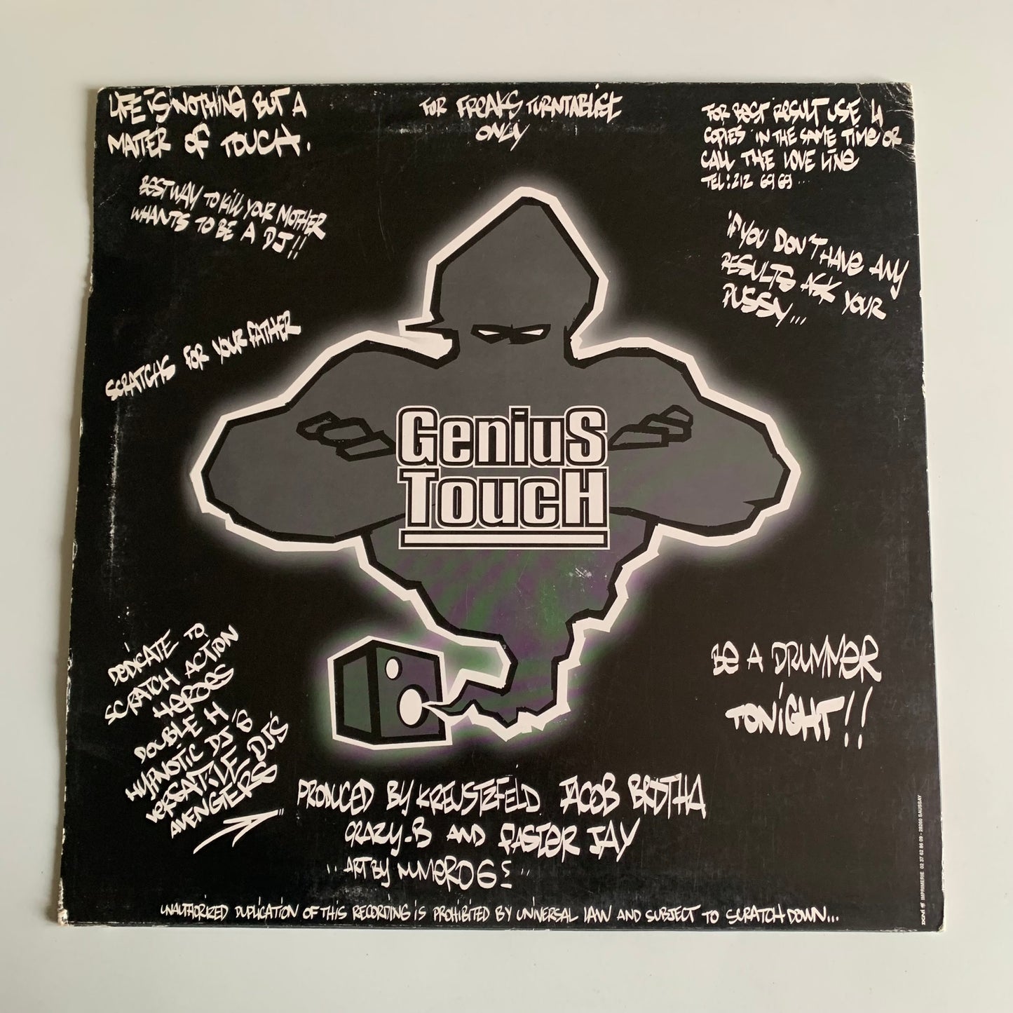 Crazy B - Faster Jay - Genius Touch 1 - Single 1998
