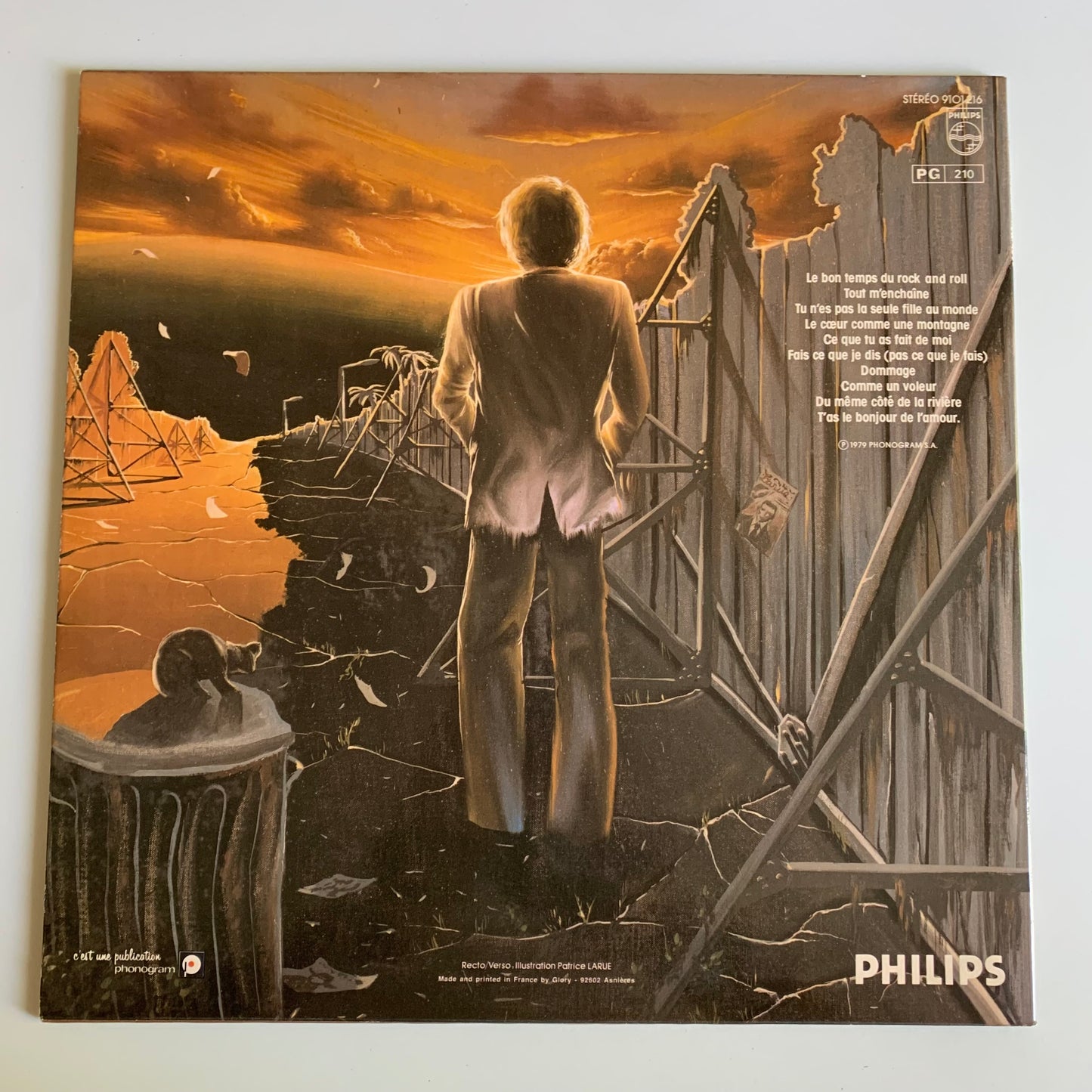Johnny Hallyday- Hollywood - LP 1979 Occasion