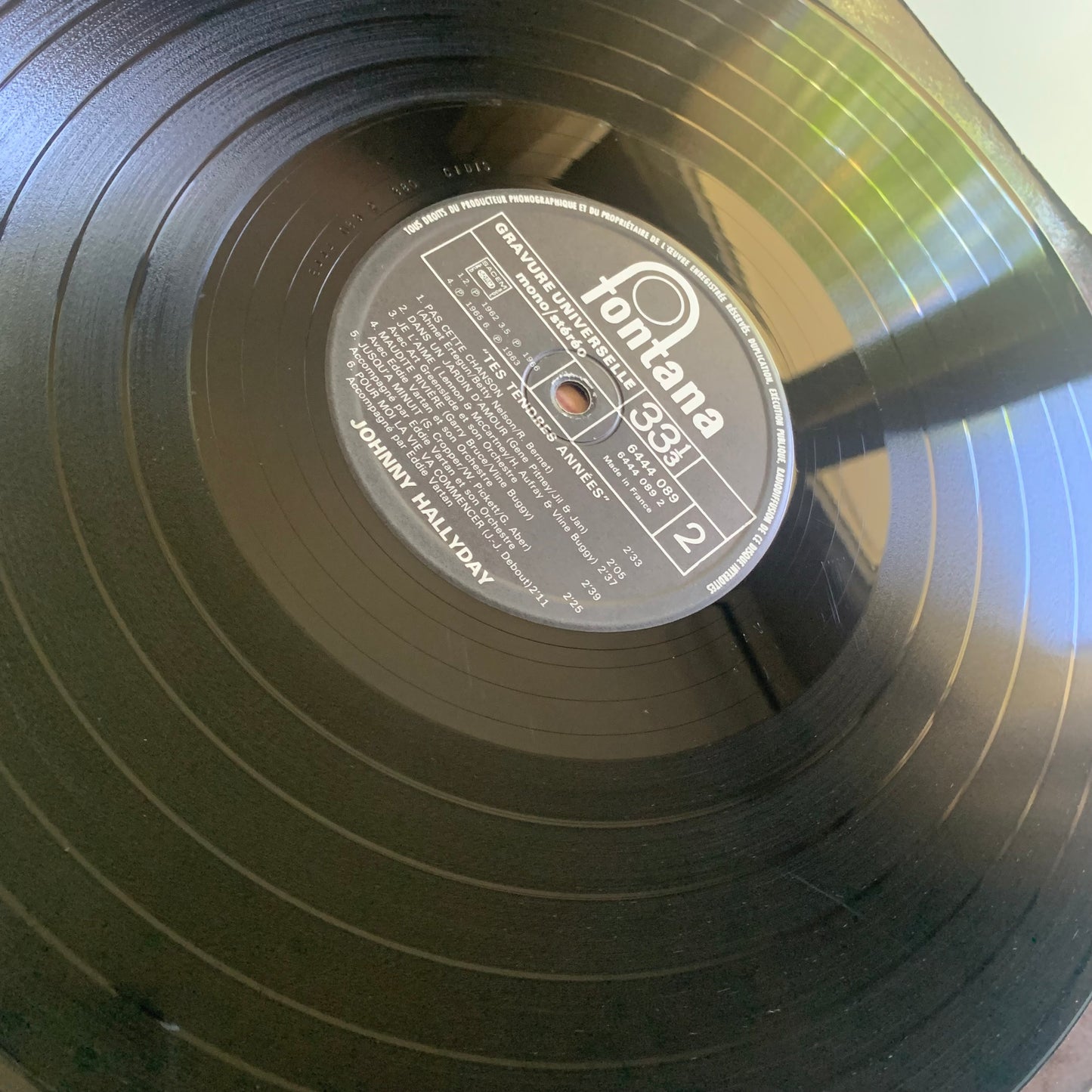 Johnny Hallyday - Tes Tendres Années - LP Occasion