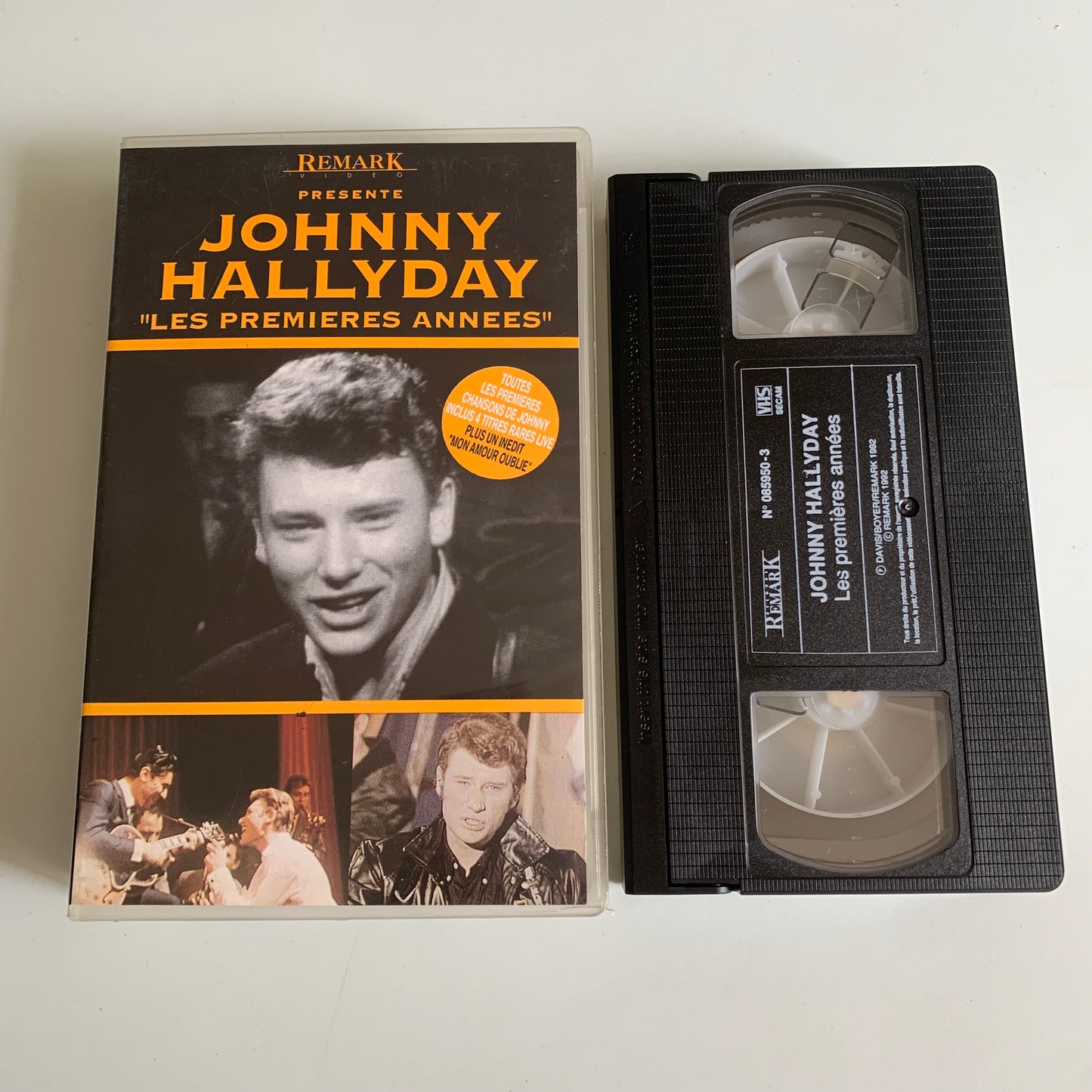 Johnny Hallyday - Johnny Hallyday - Les Premières Années - 1992 VHS