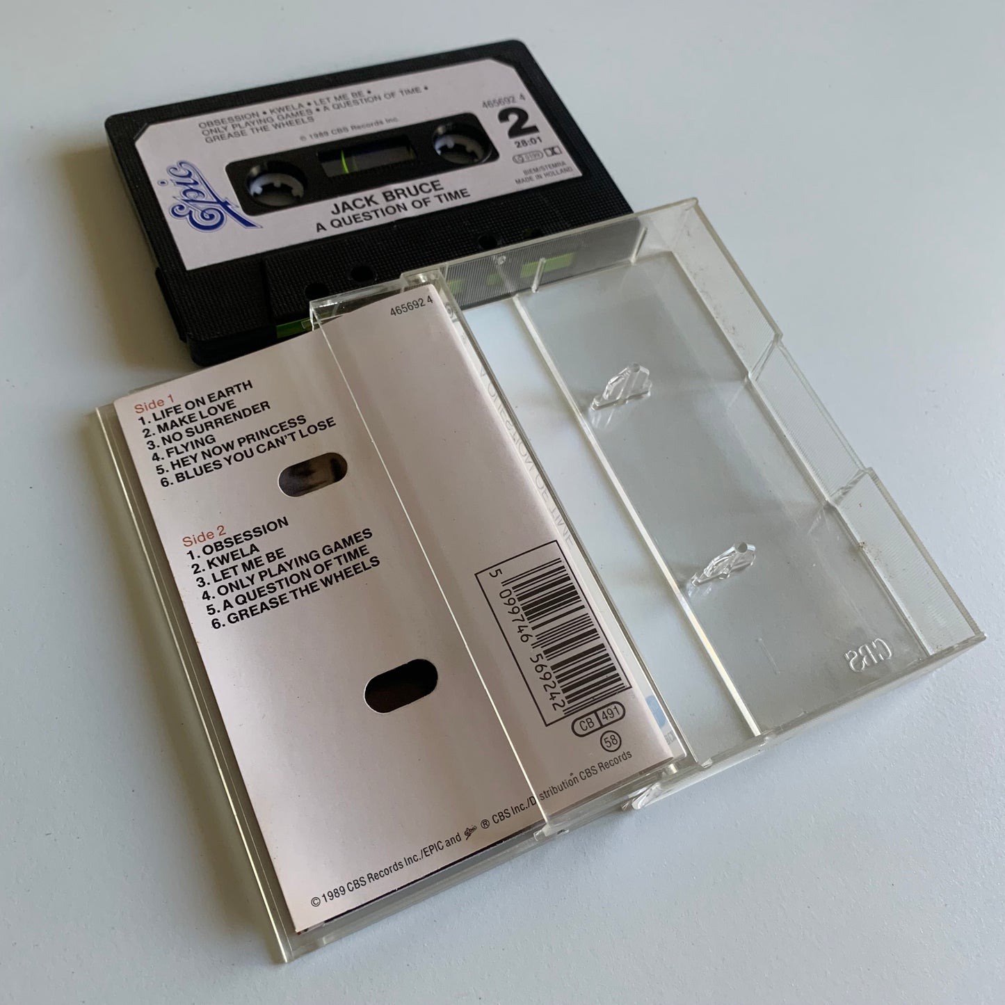 Jack Bruce - A Question Of Time 1989 Occasion