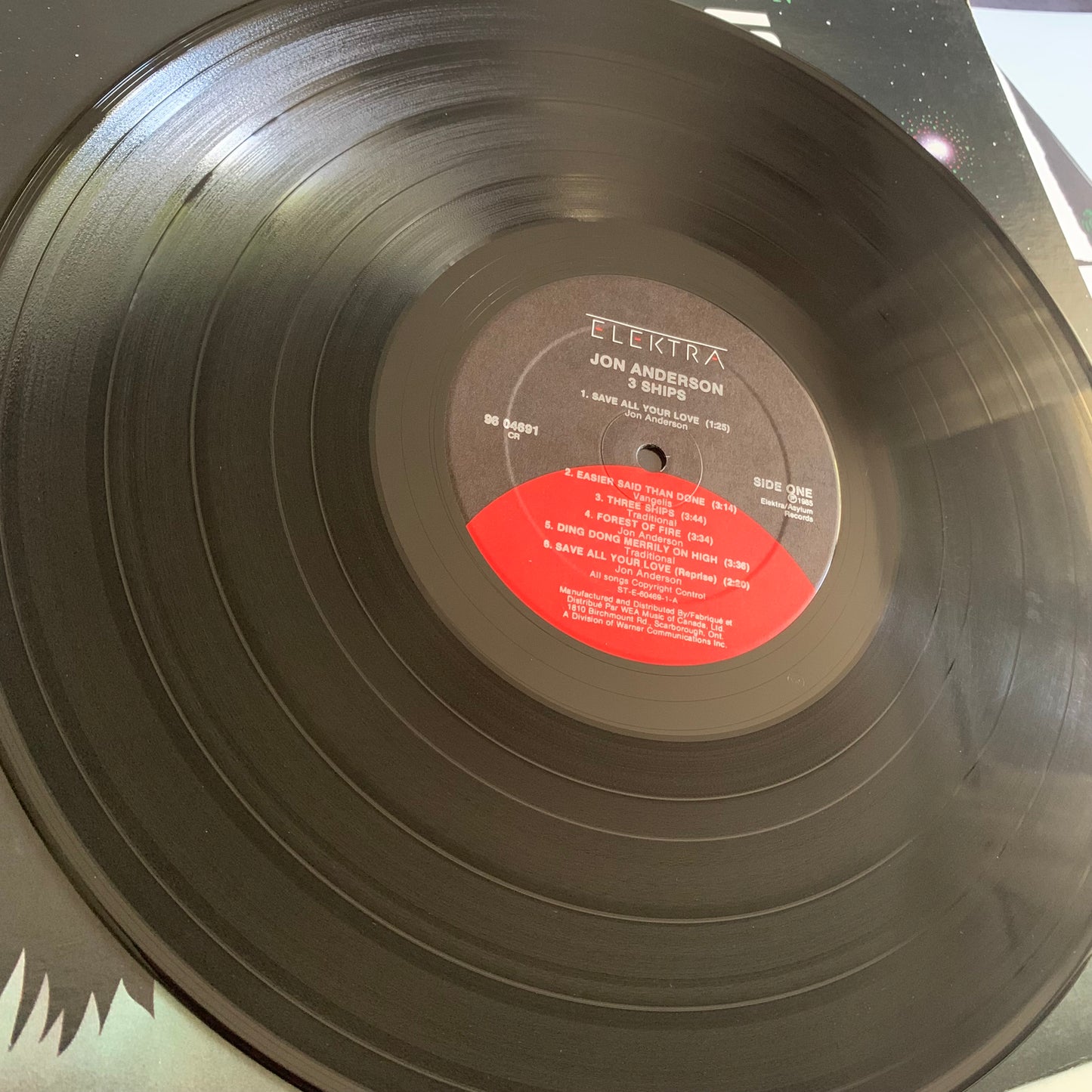 Jon Anderson - 3 Ships - LP 1985 Occasion
