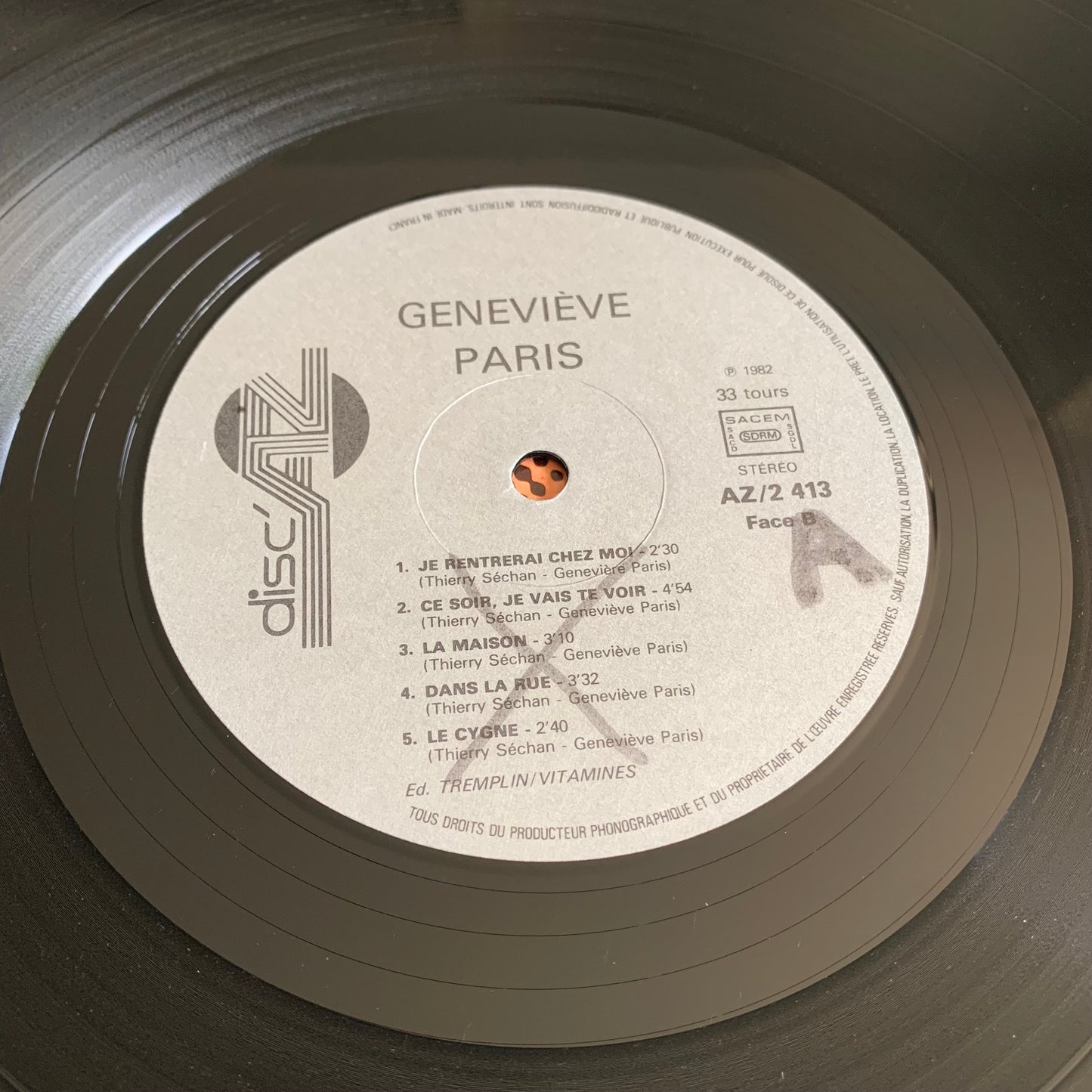 Geneviève Paris - Geneviève Paris - LP 1982 Occasion