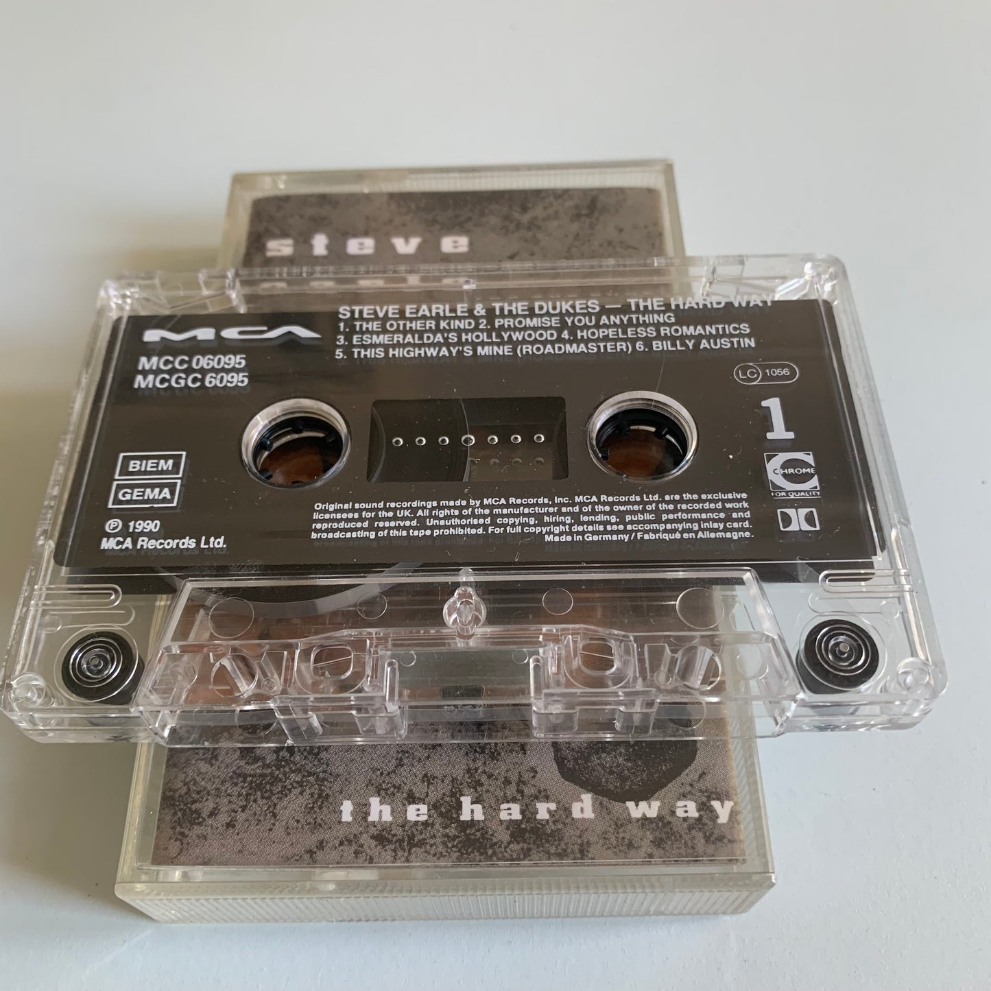 Steve Earle And The Dukes - The Hard Way 1990 Occasion