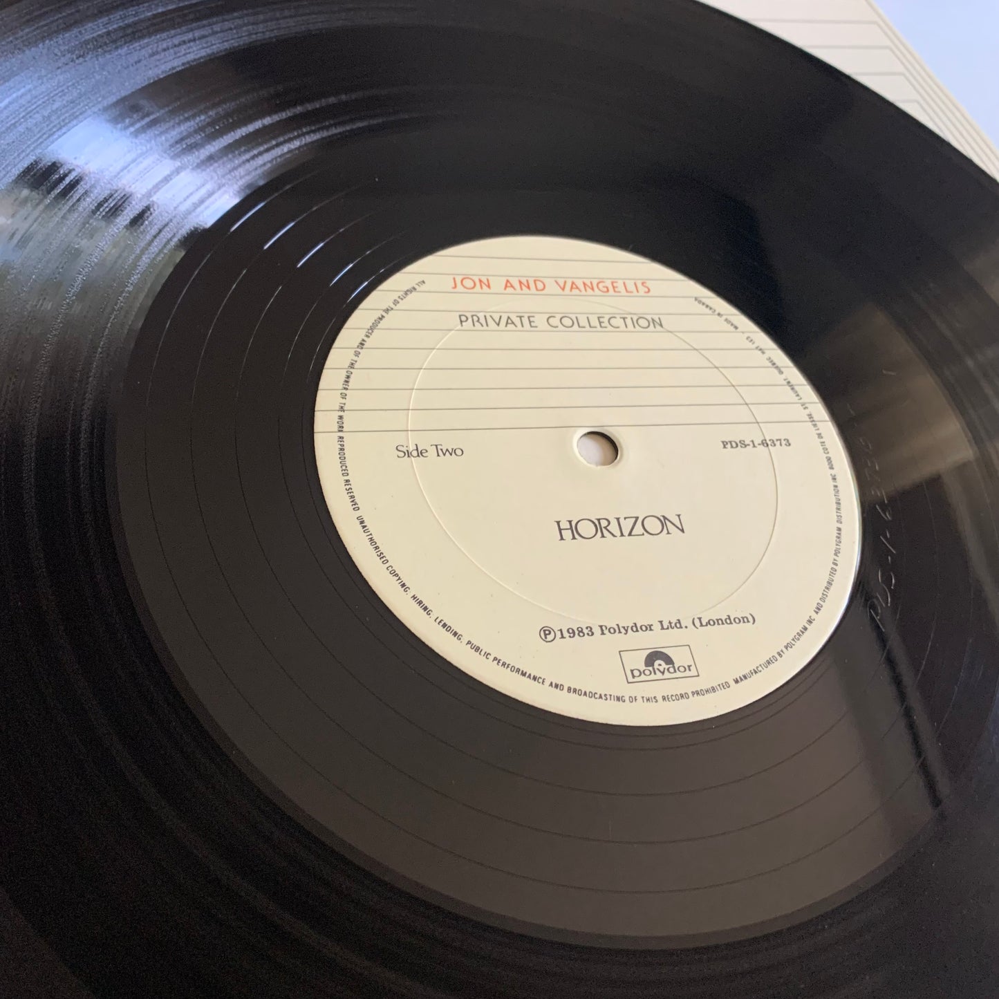 Jon And Vangelis - Private Collection - LP 1983 Occasion
