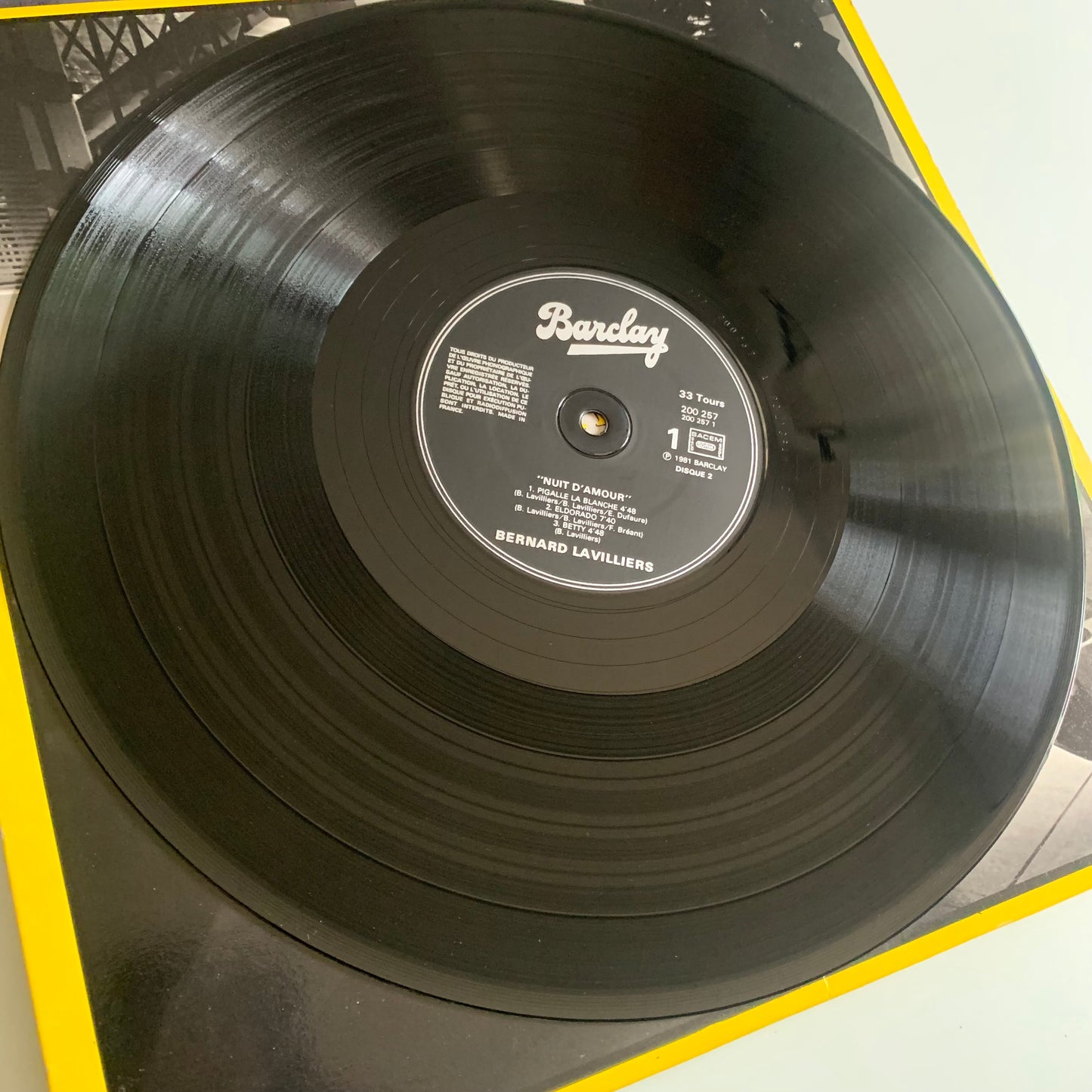 Bernard Lavilliers - Nuit D'amour - Double LP 1981 Occasion