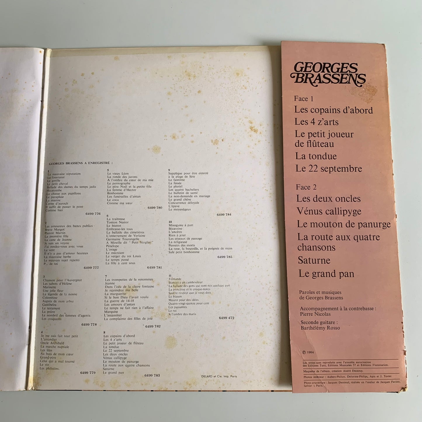 Georges Brassens - 8 - Les Copains D'abord - Occasion