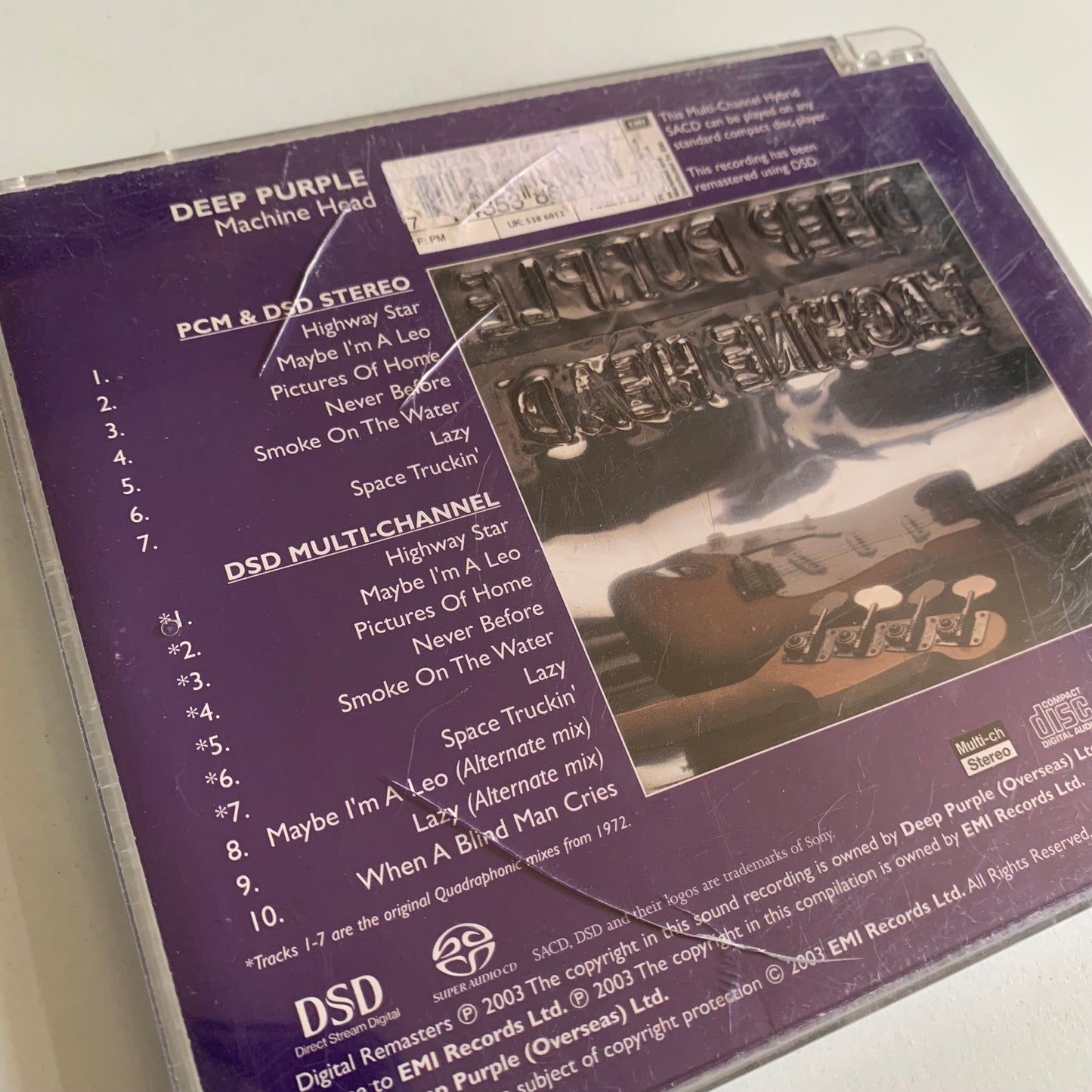 CD - Deep Purple - Machine Head - 2003 Occasion