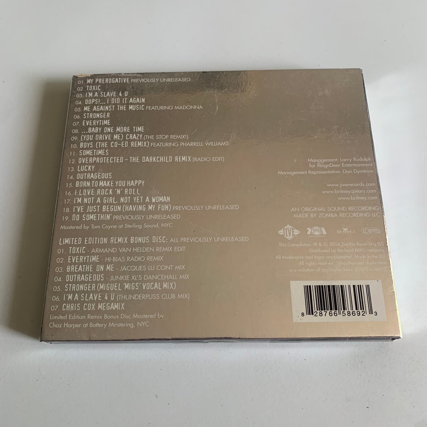 Britney Spears - Greatest Hits: My Prerogative - 2004 Occasion