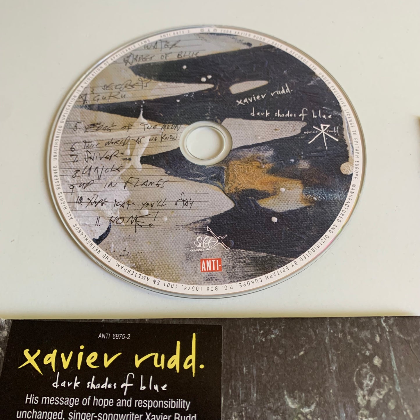 Xavier Rudd - Dark Shades Of Blue - 2008 Occasion