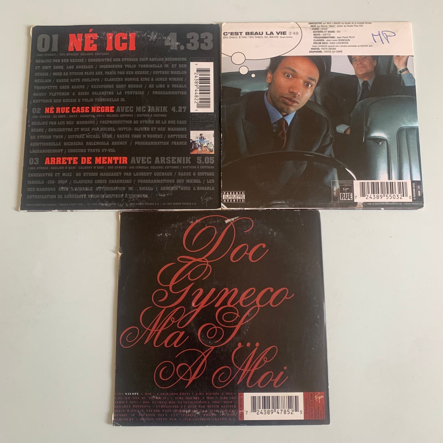 Lot CD - Doc Gyneco - Né Ici - Ma S... À Moi - C'est Beau La Vie - Single Occasion