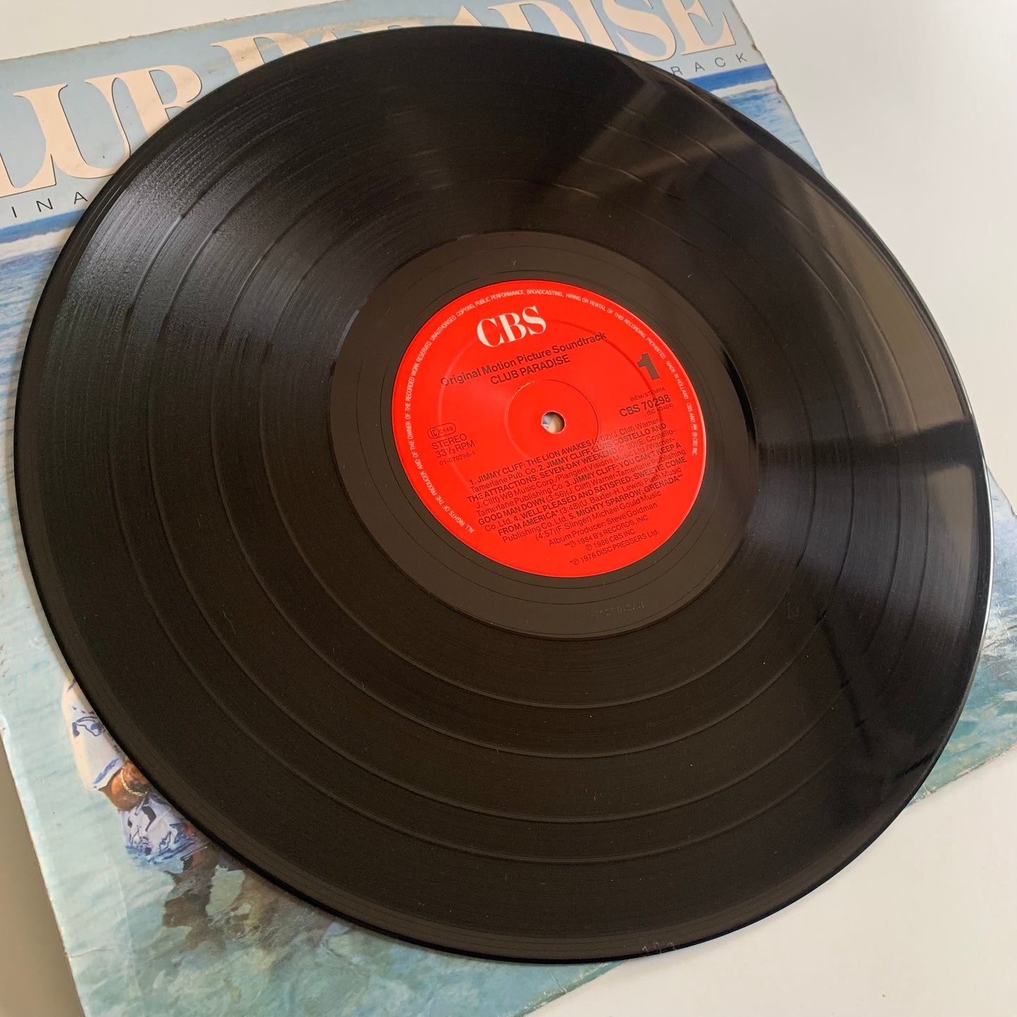 Variétés - Club Paradise - Original Motion Picture Soundtrack - LP 1986 Occasion