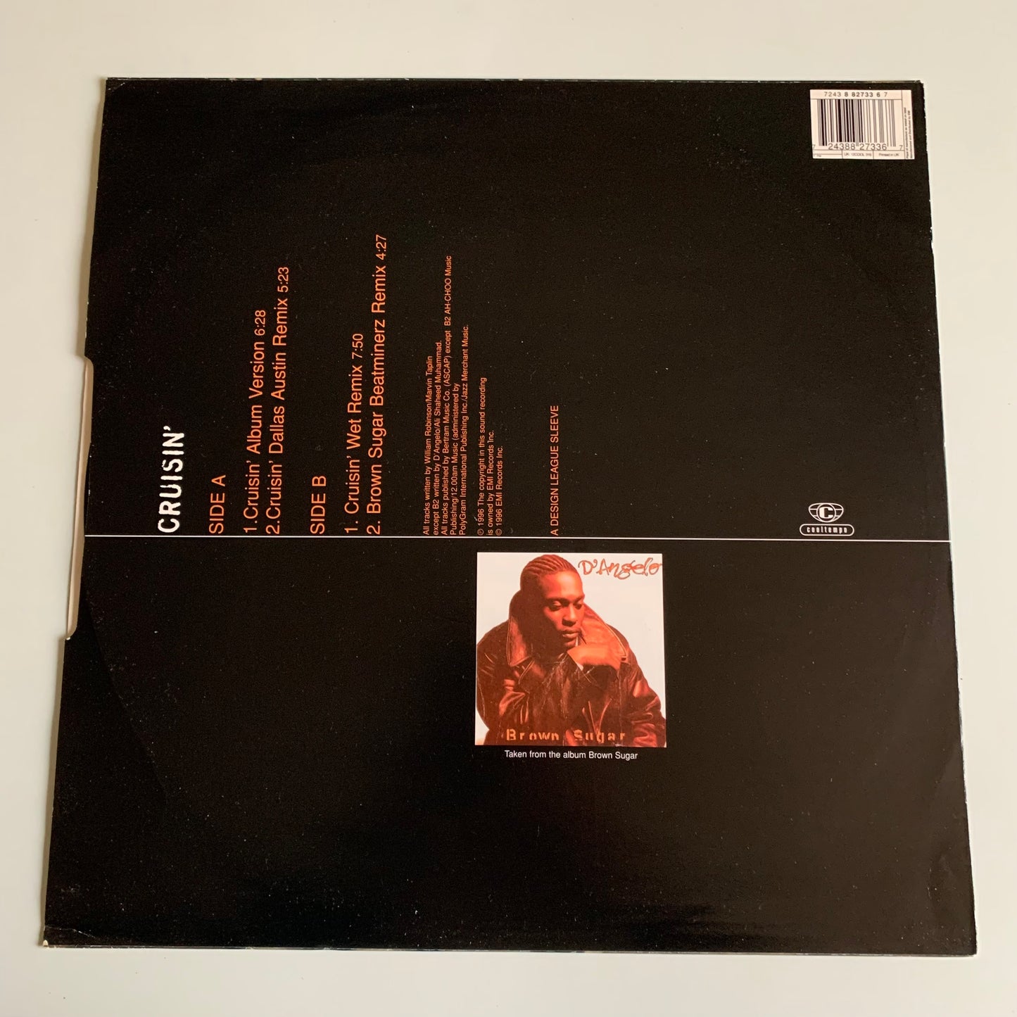 D'Angelo - Cruisin' / Brown Sugar - Single 1996