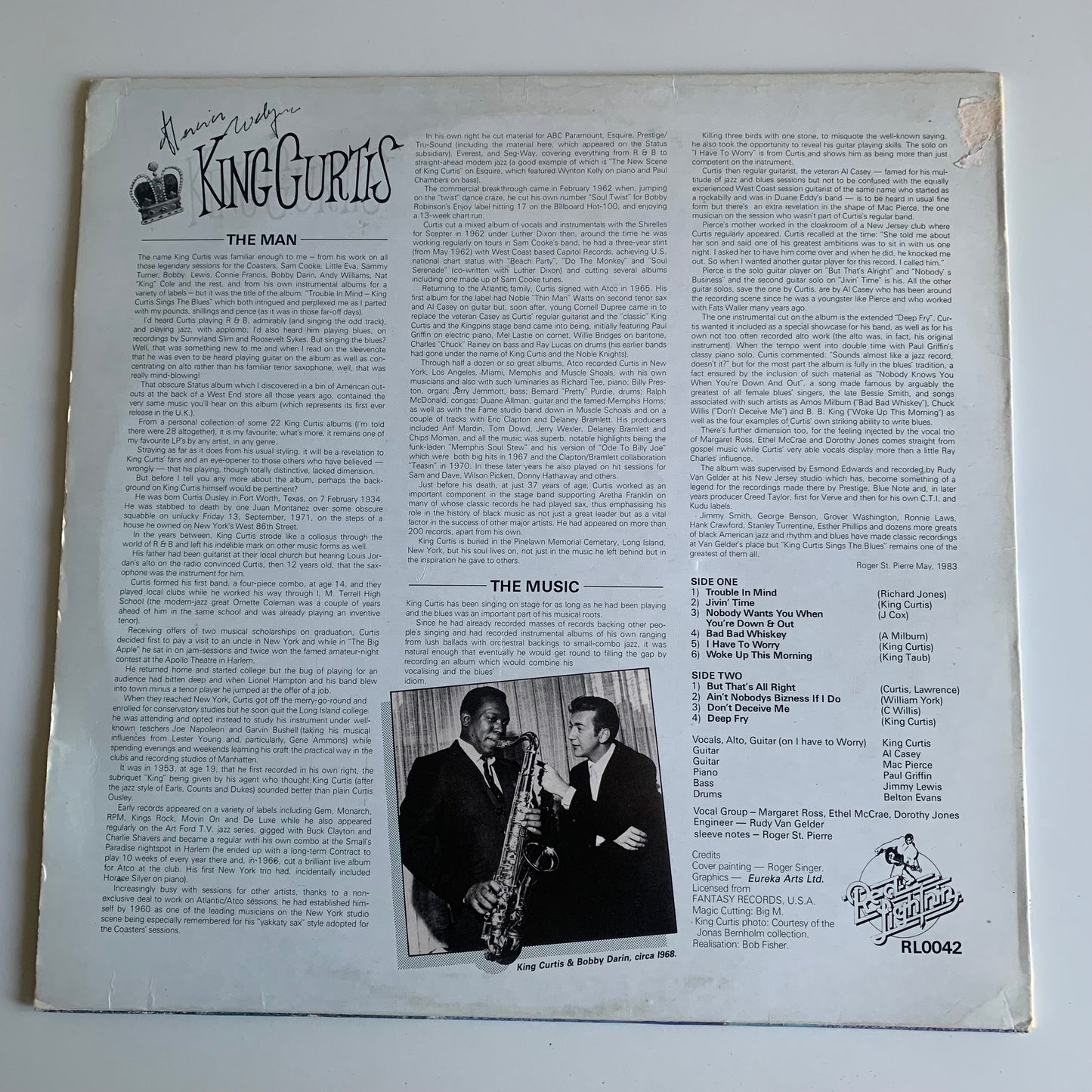 King Curtis - That's Alright - 33 tours 1983 Occasion