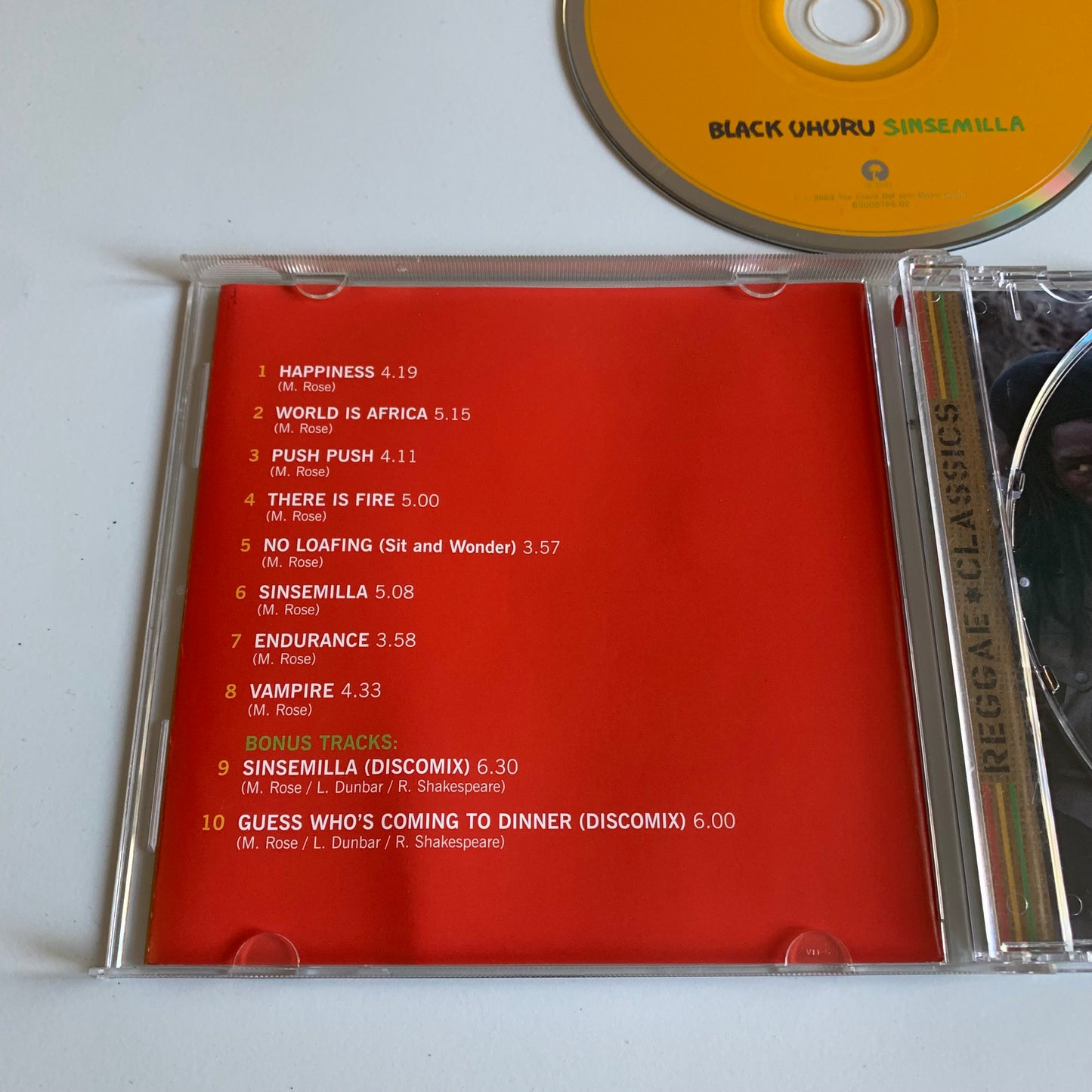 Black Uhuru - Sinsemilla 2003 Occasion