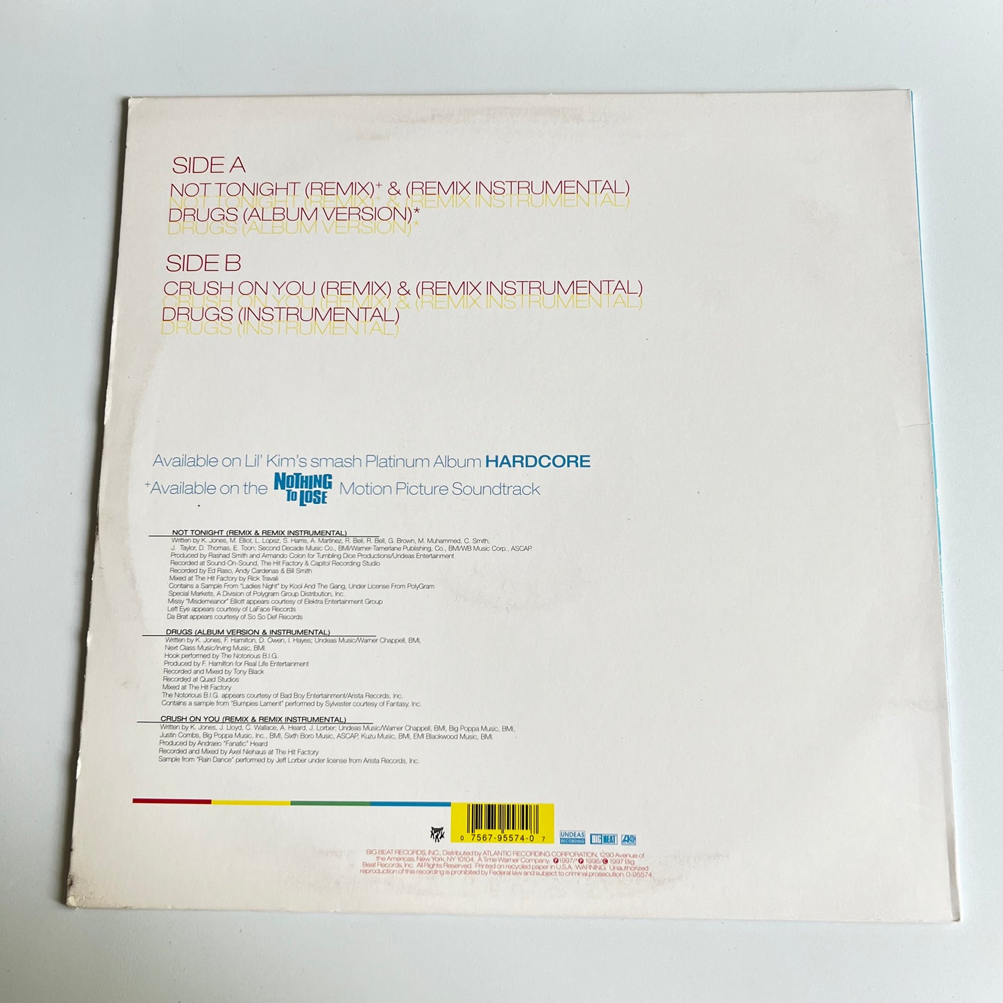 Lil' Kim - Da Brat - Left Eye - Missy Elliott - Angie Martinez - Not Tonight - Single 1997