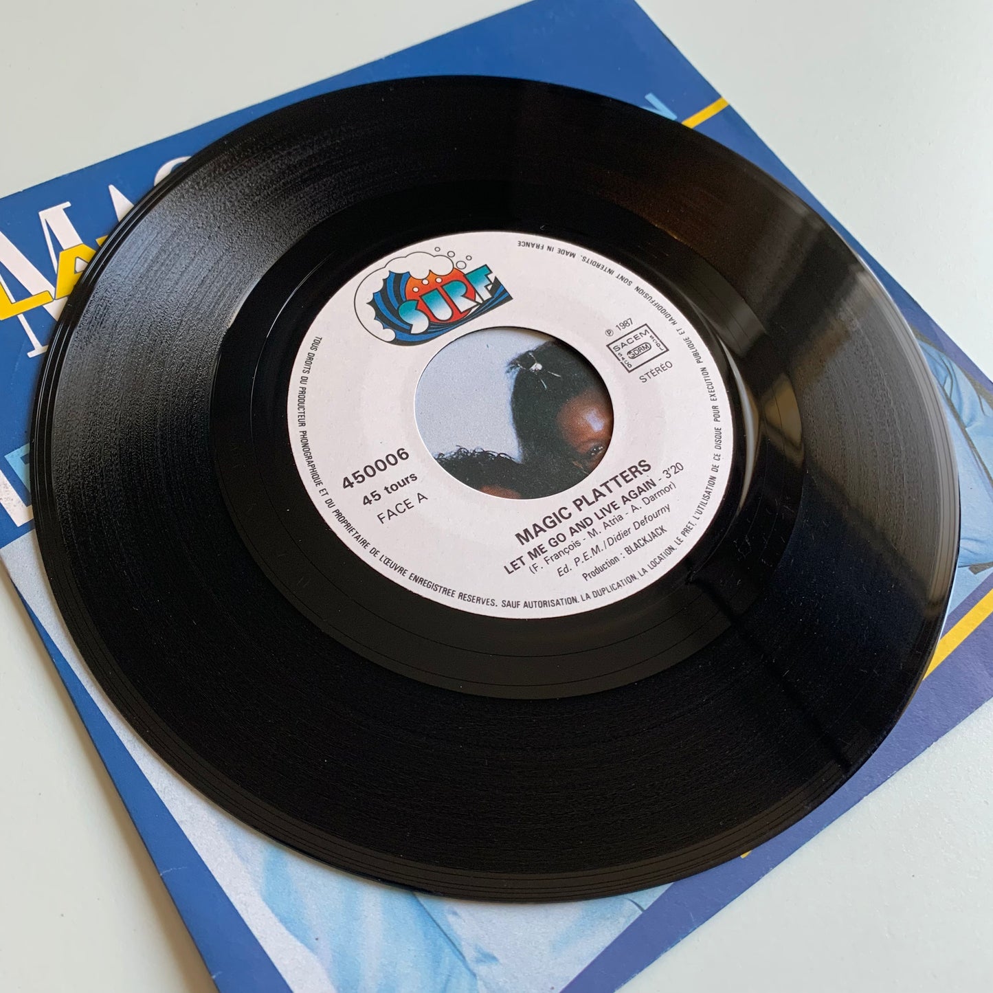 The Magic Platters - Let Me Go And Live Again - 45 tours 1987 Occasion