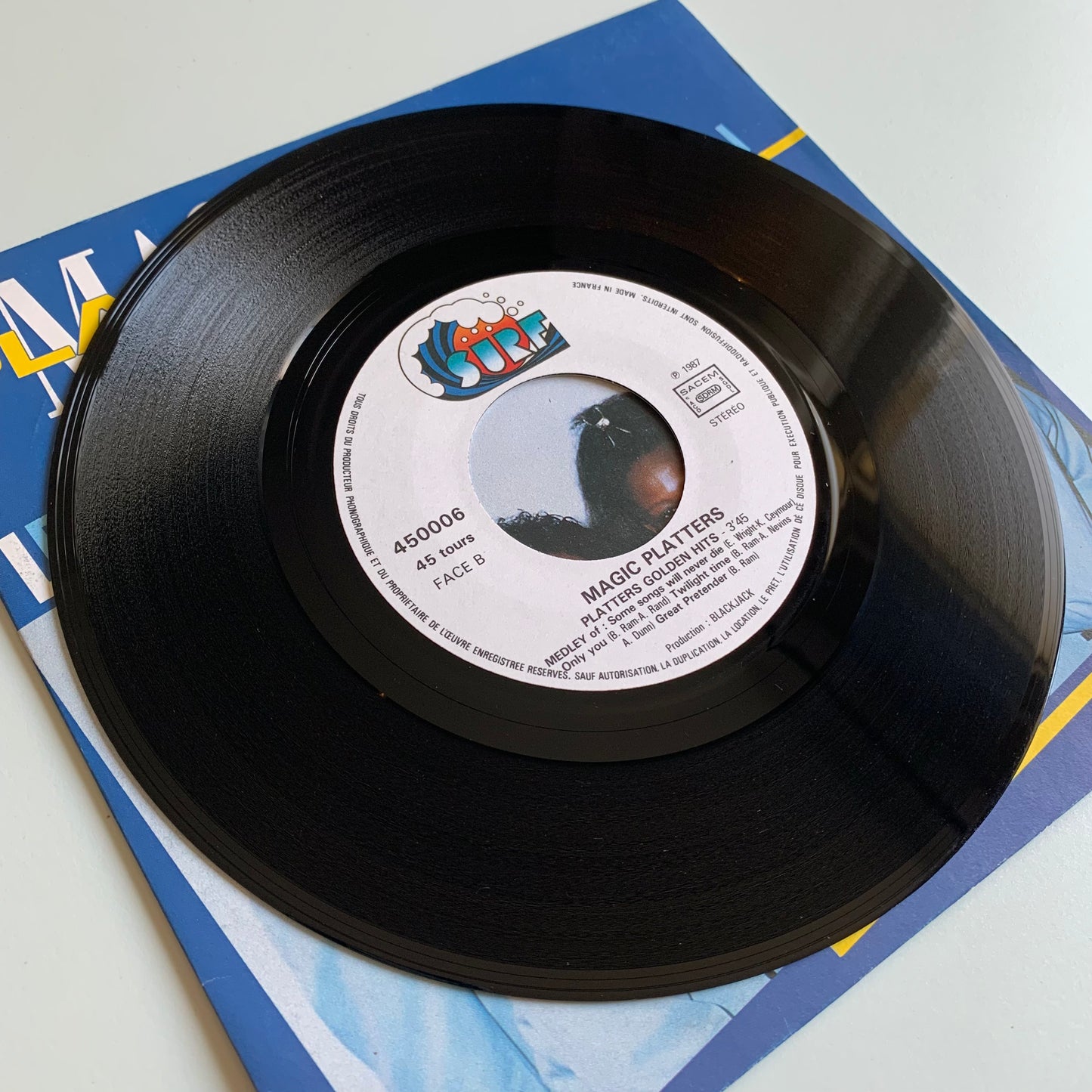 The Magic Platters - Let Me Go And Live Again - 45 tours 1987 Occasion
