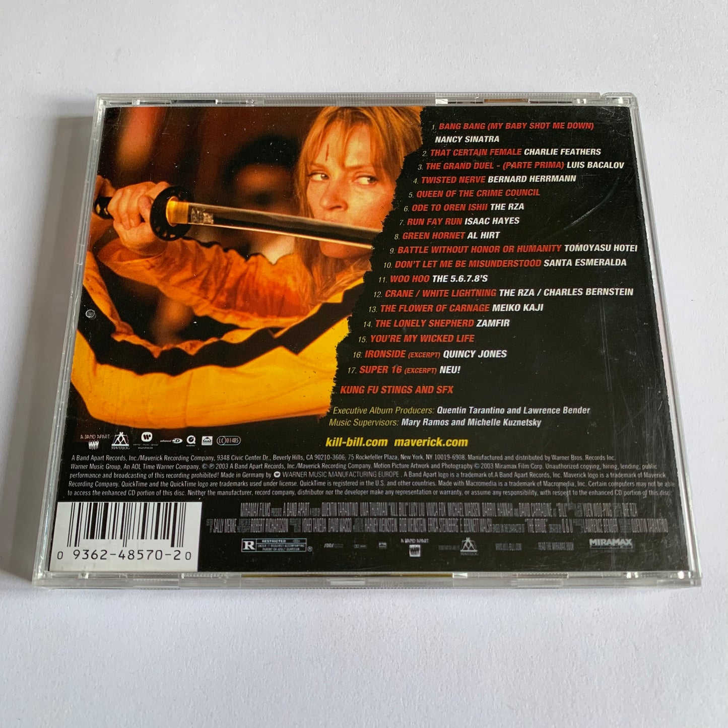 Kill Bill Vol. 1 Original Soundtrack B.O. Film 2003 Occasion