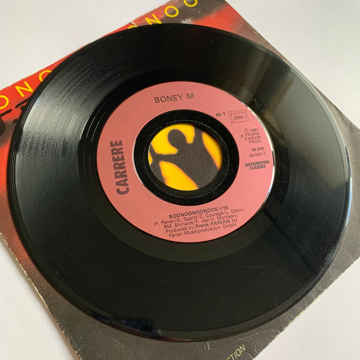 Boney M. - We Kill The World (Don't Kill The World) / Boonoonoonoos - 45 tours 1981 Occasion