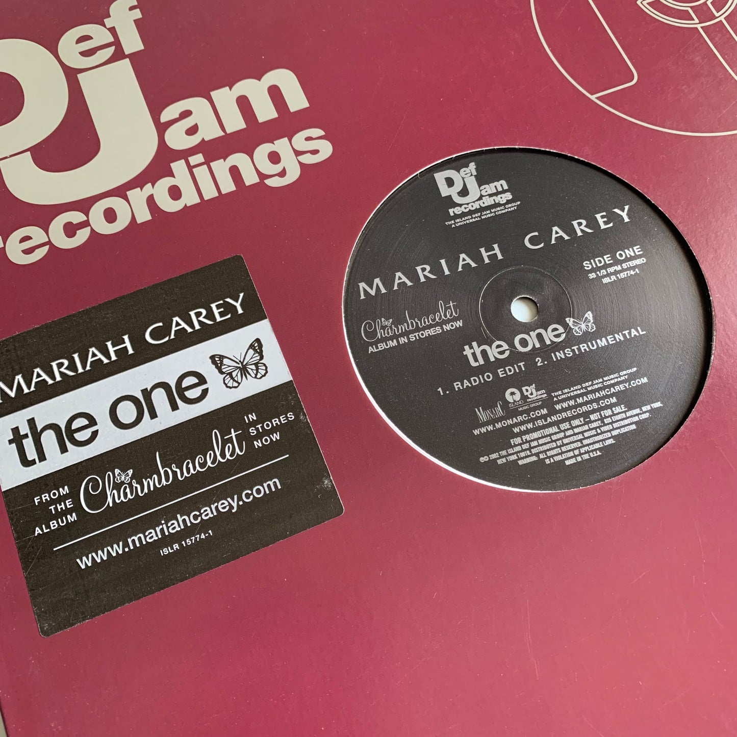 Mariah Carey - The One - Promo 2002 Occasion