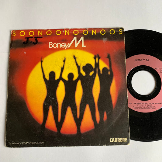 Boney M. - We Kill The World (Don't Kill The World) / Boonoonoonoos - 45 tours 1981 Occasion