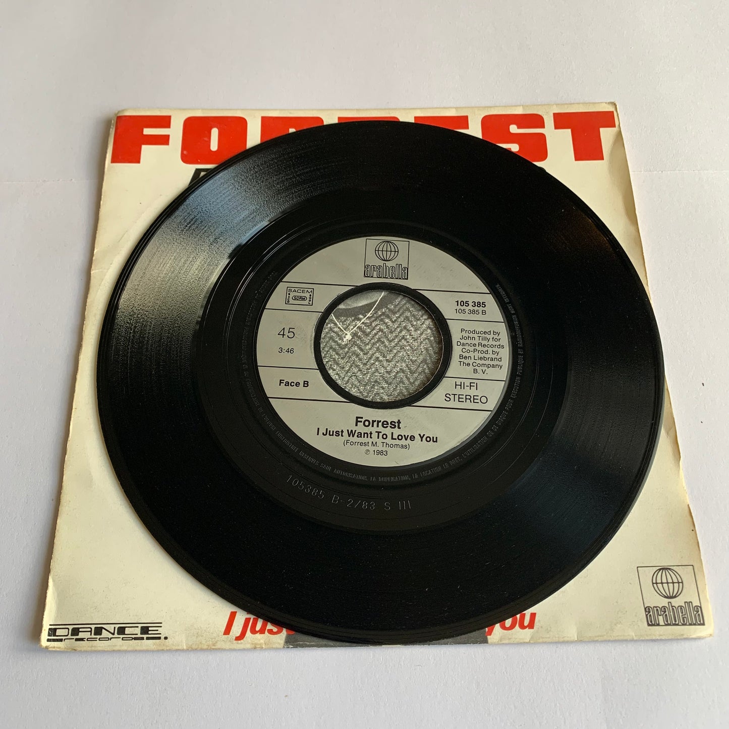 Forrest - Feel The Need - 45 tours 1983 Occasion