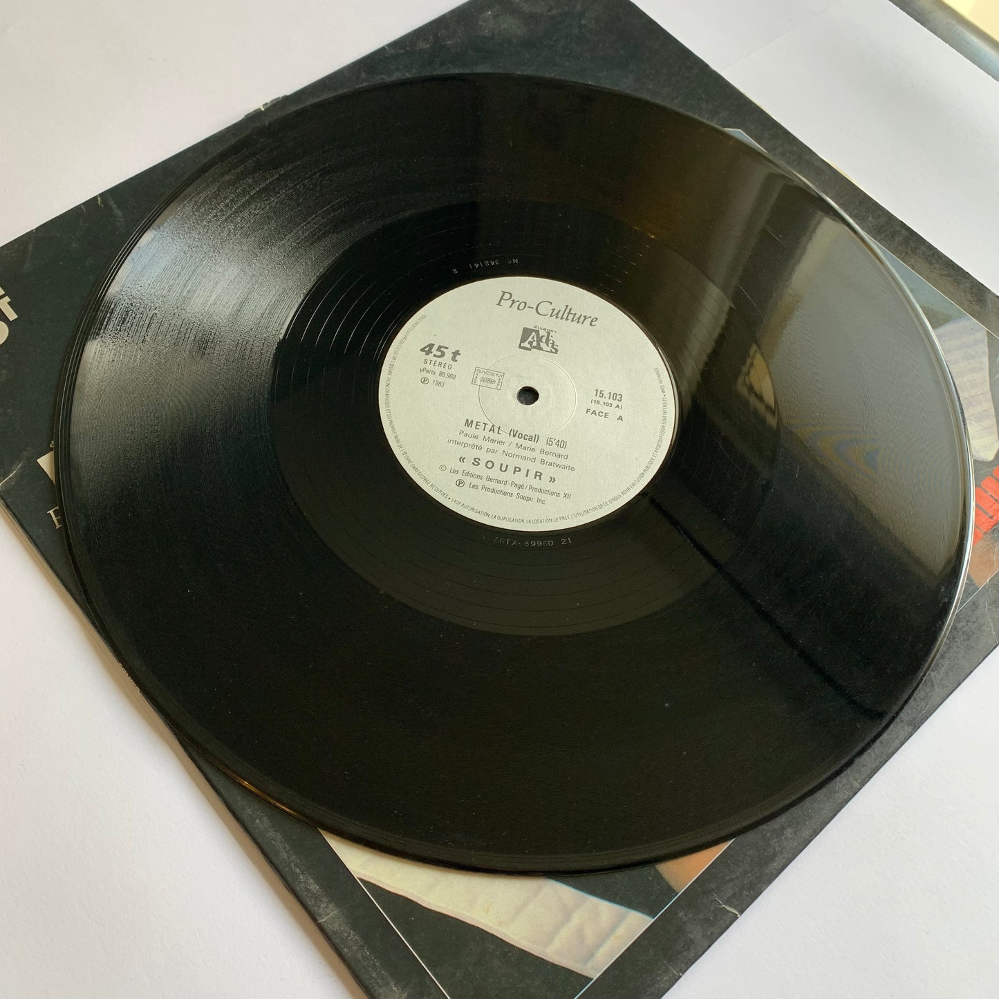 Soupir - Metal - Maxi 45 tours 1983 Occasion